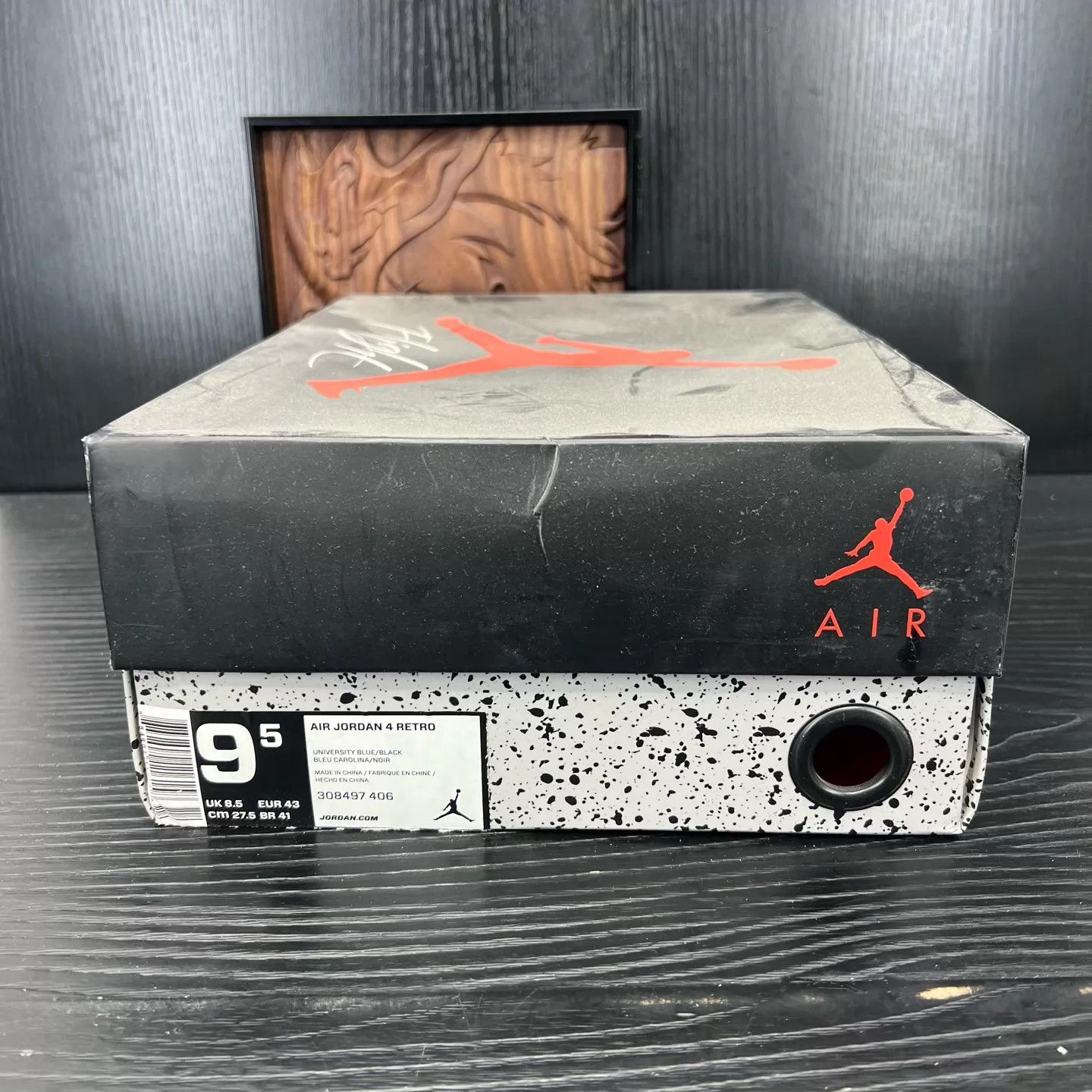 Travis Scott Travis Scott x AJ4 Blue Suede Size 43 Size US 10 / EU 43 - 9 Thumbnail