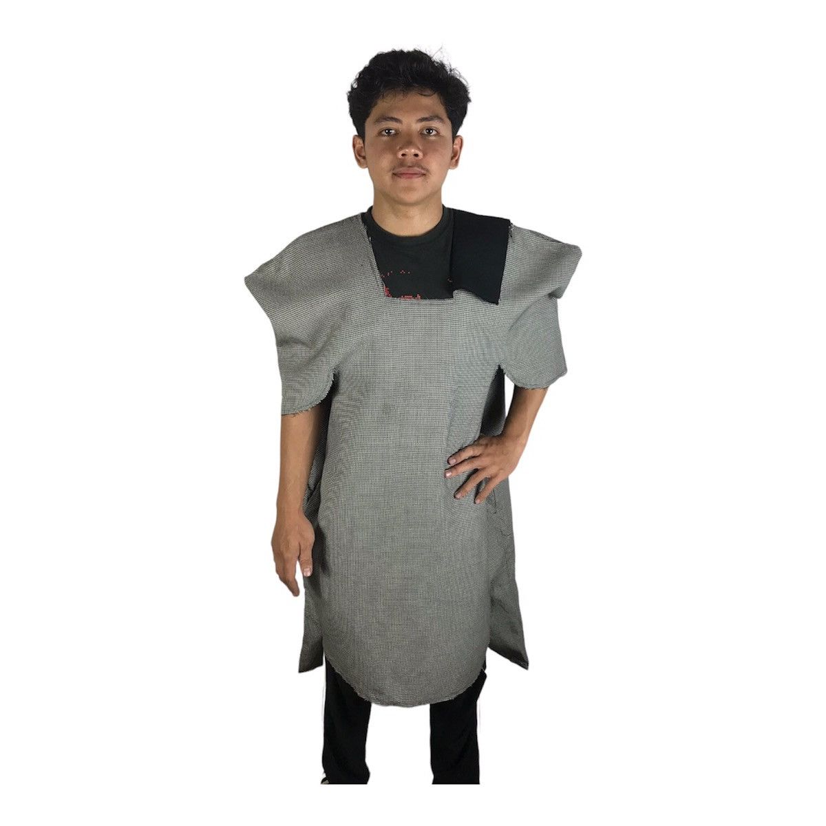 Comme des Garcons AD2013 Comme des Garçons Houndstooth Wool Sculptural Tabard Size S / US 4 / IT 40 - 1 Thumbnail