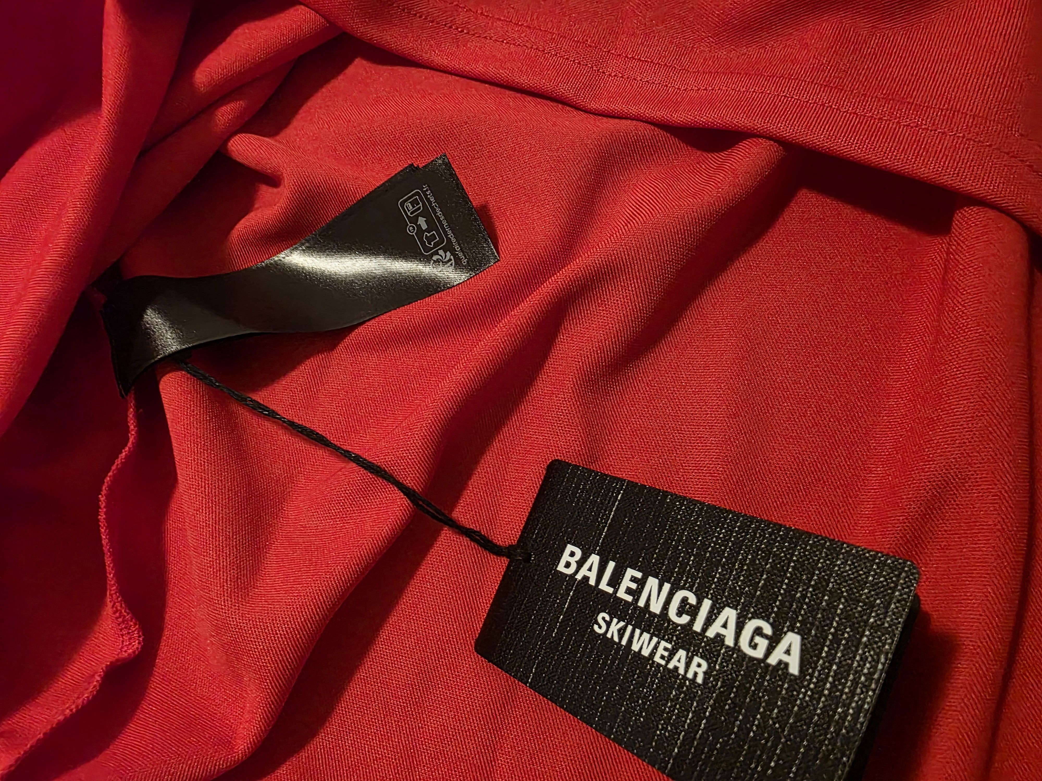 Balenciaga Skiwear Sport Icon Shiny Jersey Ski T-Shirt l Size US L / EU 52-54 / 3 - 8 Thumbnail