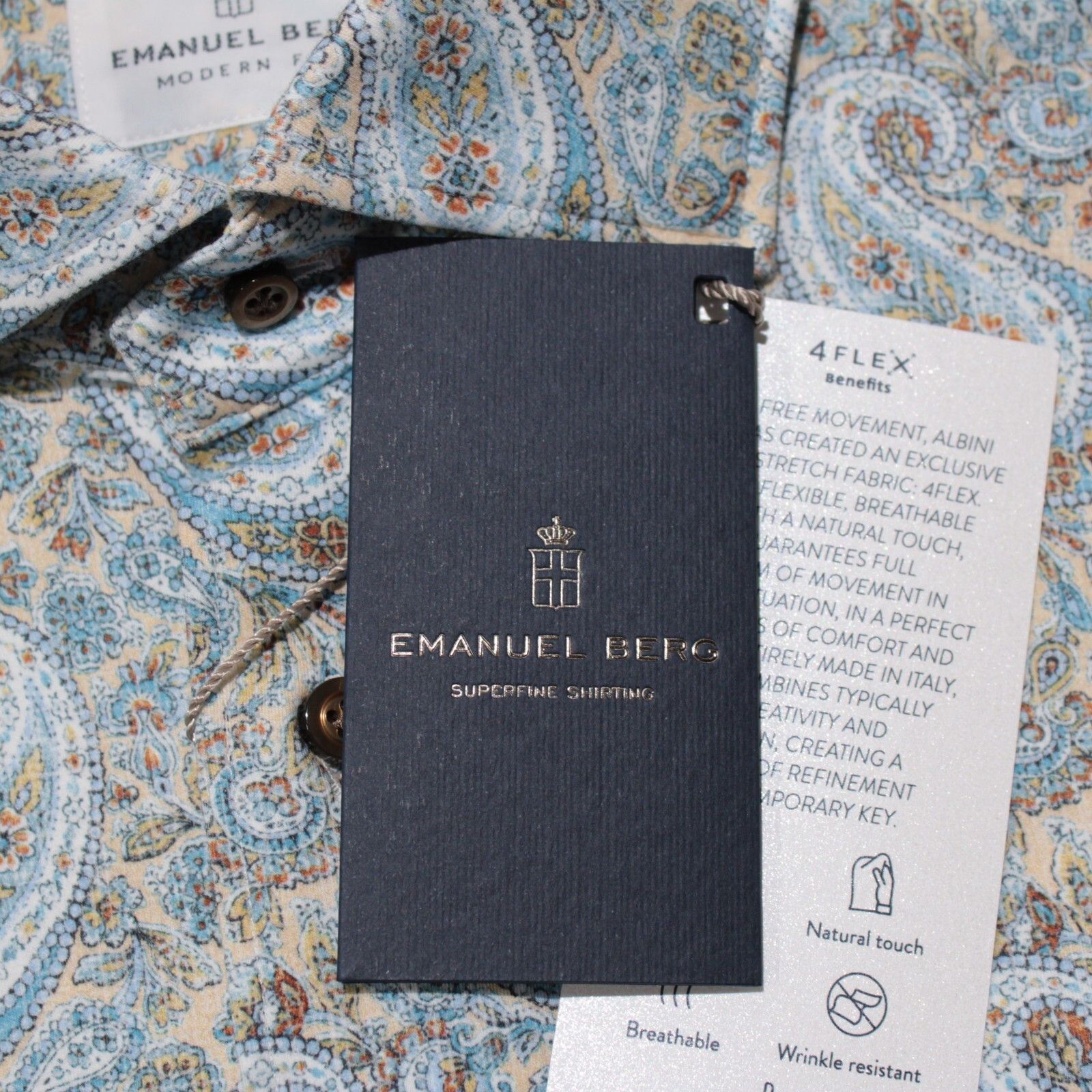 Other Emanuel Berg New with tags Shirt Size L US In Blue Size US L / EU 52-54 / 3 - 2 Thumbnail