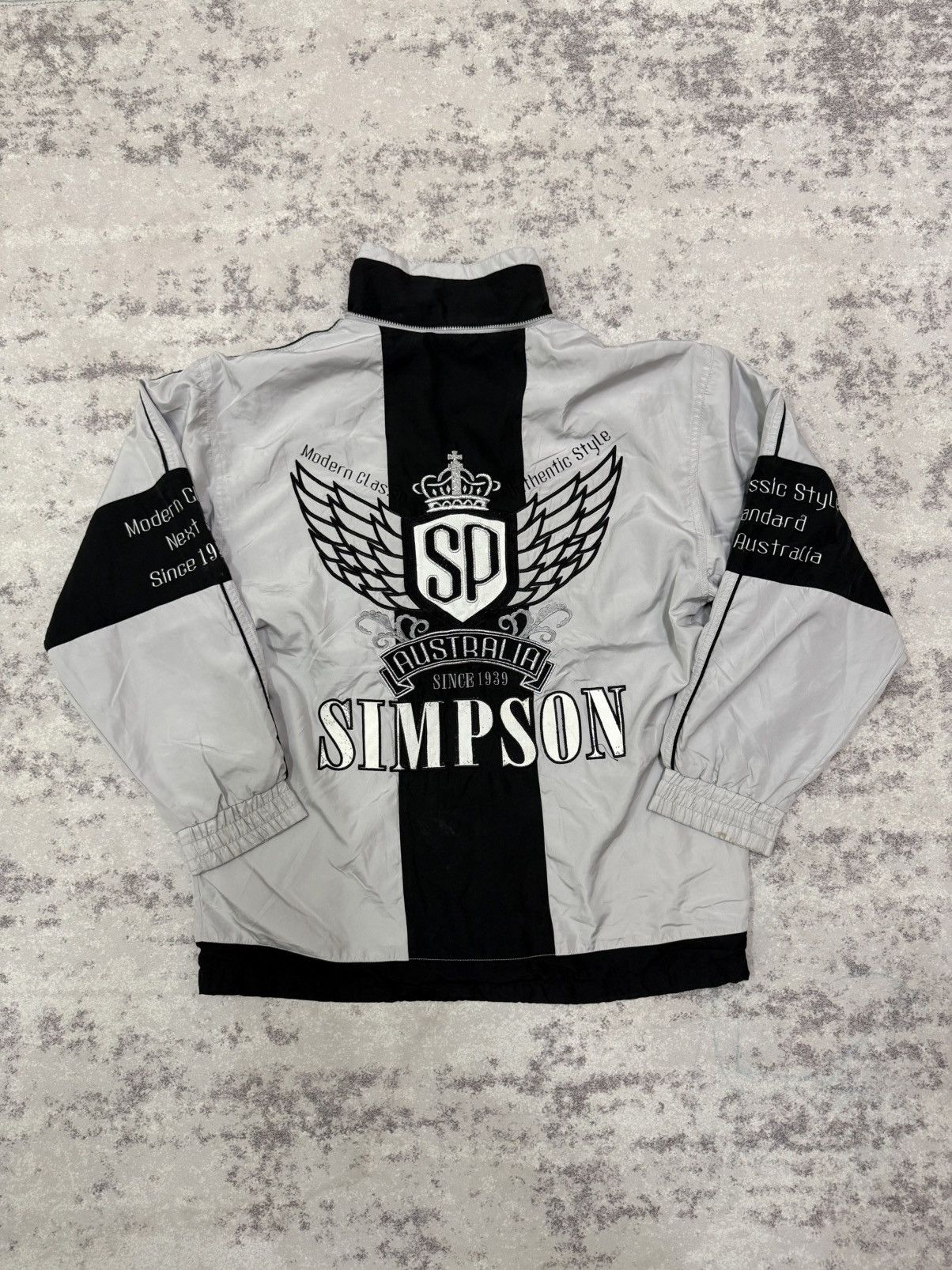 The Simpsons Vintage Simpson Sport Windbreaker Jacket Size US L / EU 52-54 / 3 - 13 Thumbnail