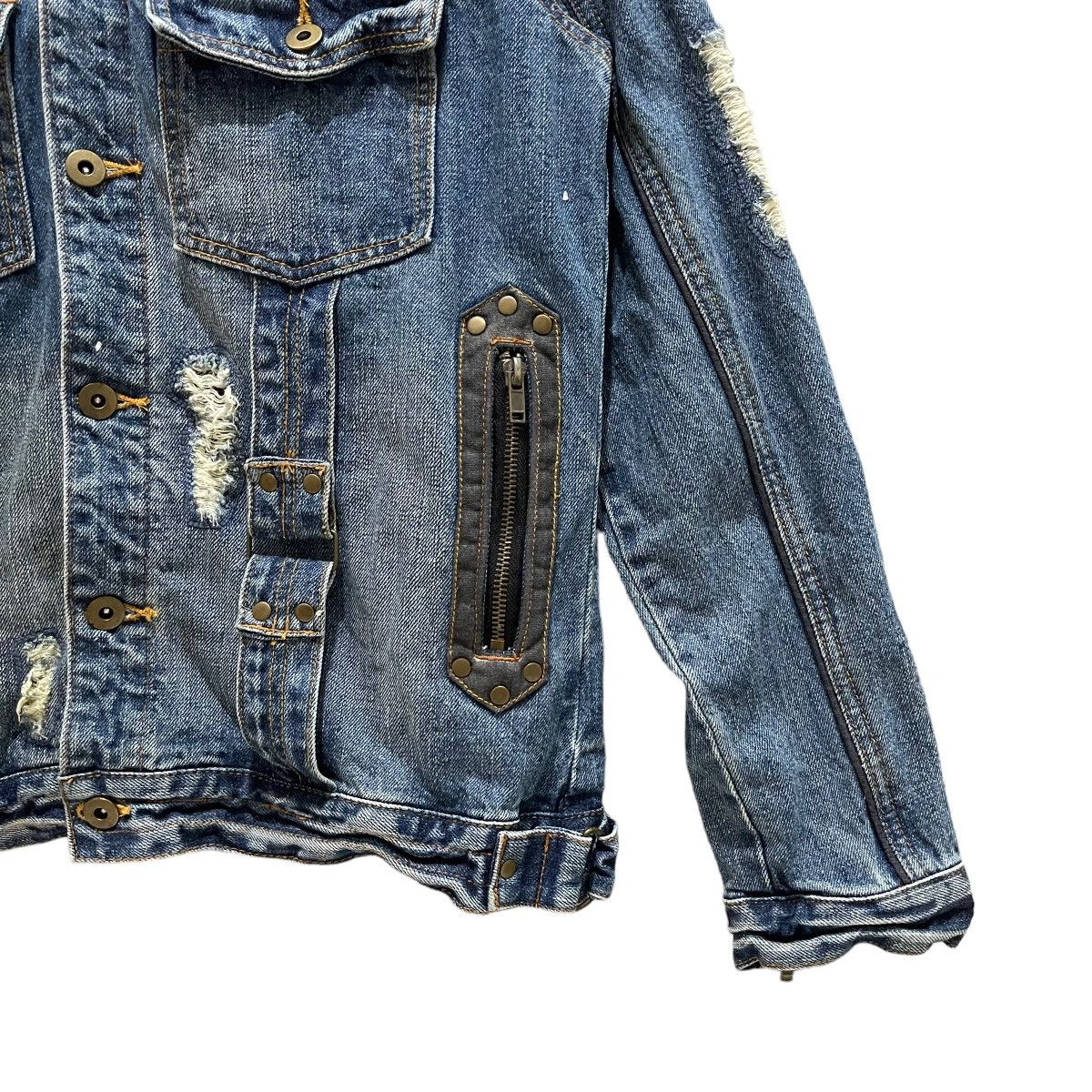 Japanese Brand 🔥Rare🔥12.5 oz Denim Jacket Size US L / EU 52-54 / 3 - 5 Thumbnail