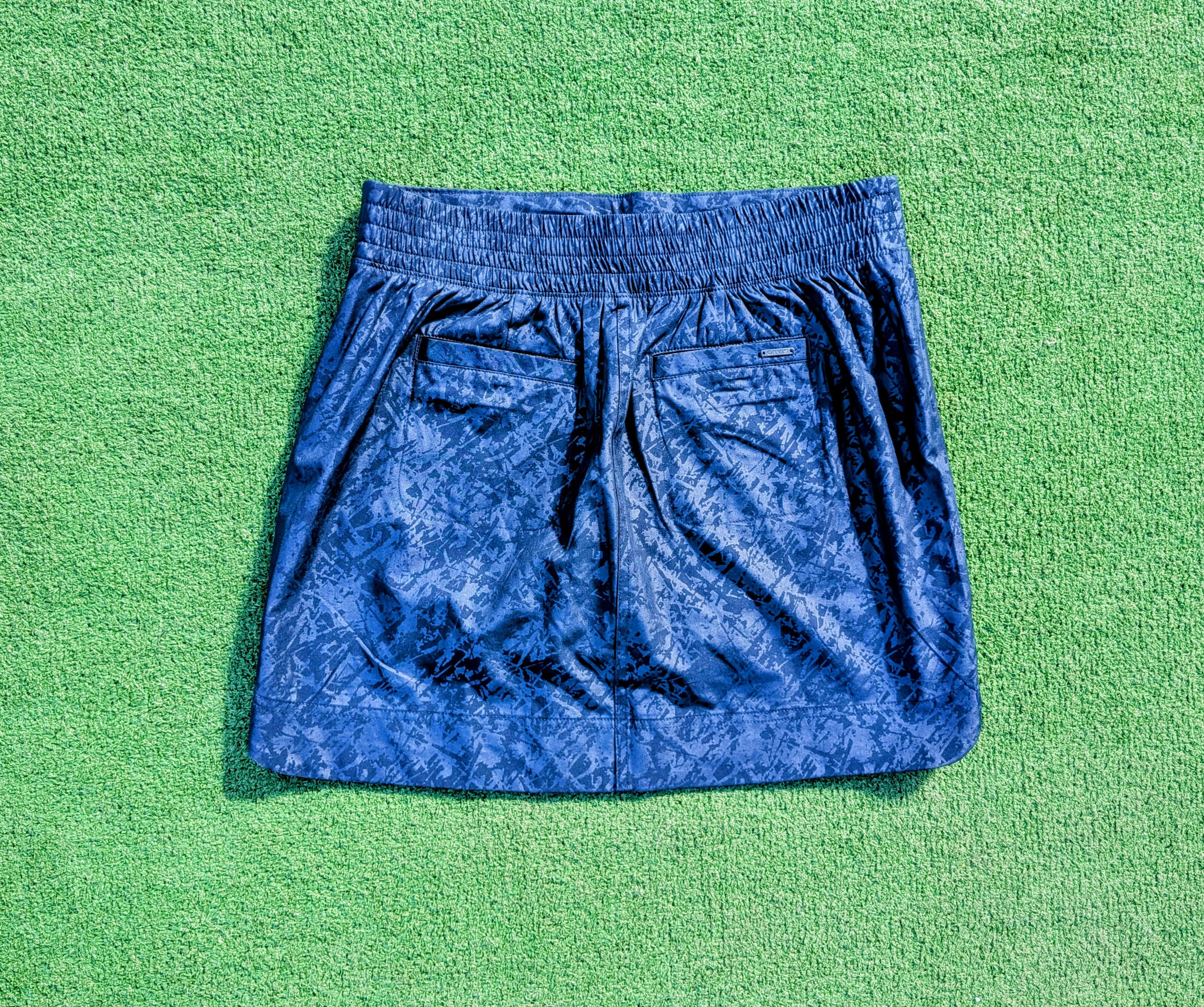 Orvis Orvis Embossed Pull-On Travel Skort Mesh Inner Navy Shorts Size 30" / US 8 / IT 44 - 4 Thumbnail