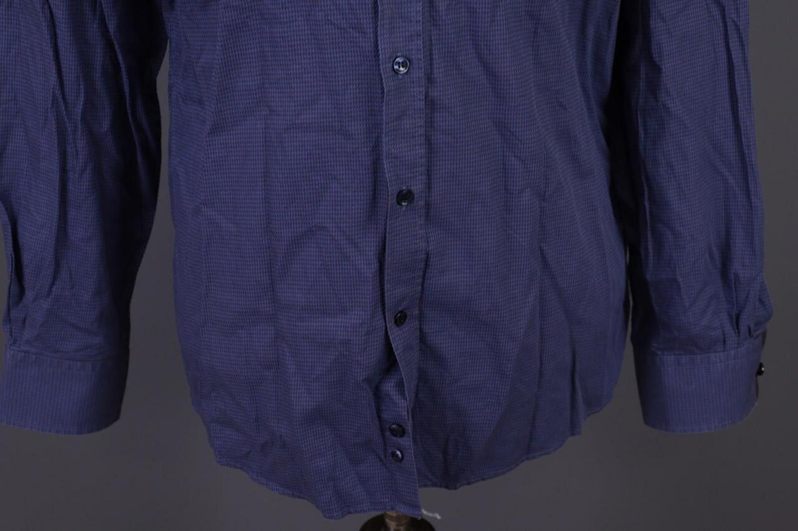 Designer Men Versace Collection Trend Blue Button Up Shirt Size 44 Size US M / EU 48-50 / 2 - 3 Thumbnail