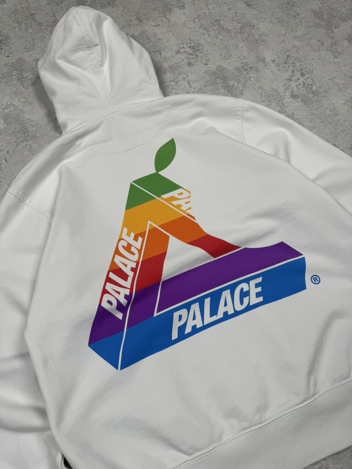 Palace Palace Jobsworth White Hoodie Big Logo Size L Size US L / EU 52-54 / 3 - 4 Thumbnail