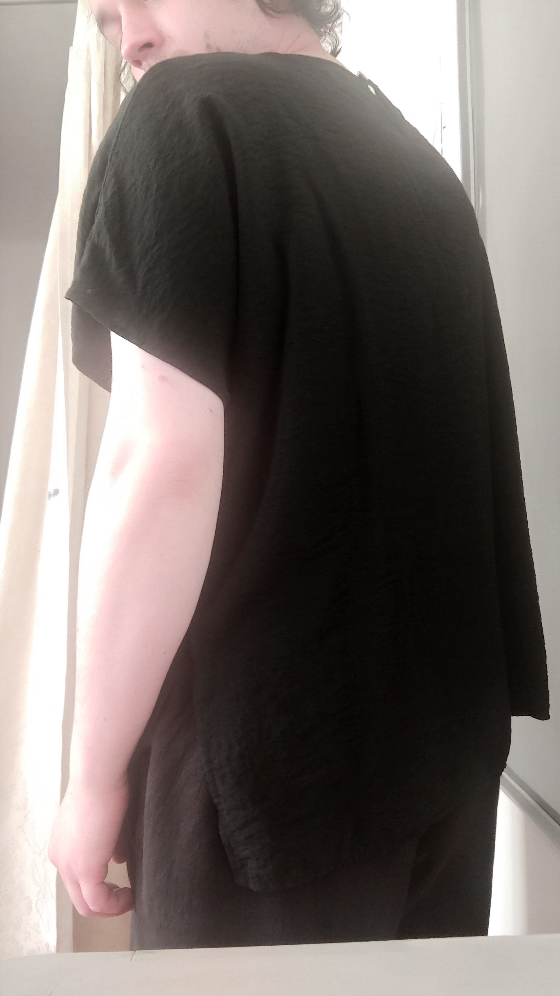 Vintage Vintage Boxy Goth Shirt Noir Darkfashion Alt Minimalist Neo Size US XL / EU 56 / 4 - 9 Thumbnail