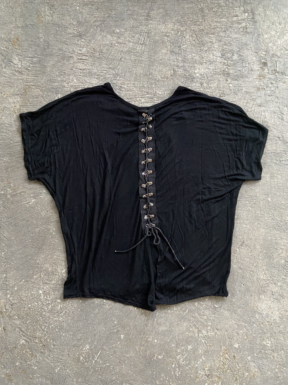 14th Addiction 2000s Leafer Ltd - Vkei Style Skull Beads Rope Back Tee Size ONE SIZE - 5 Thumbnail