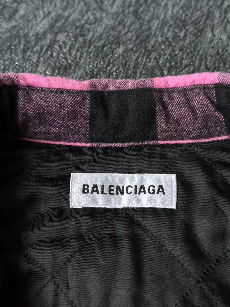 Balenciaga Balenciaga size 36 Pink Plaid Jacket Size M / US 6-8 / IT 42-44 - 3 Thumbnail