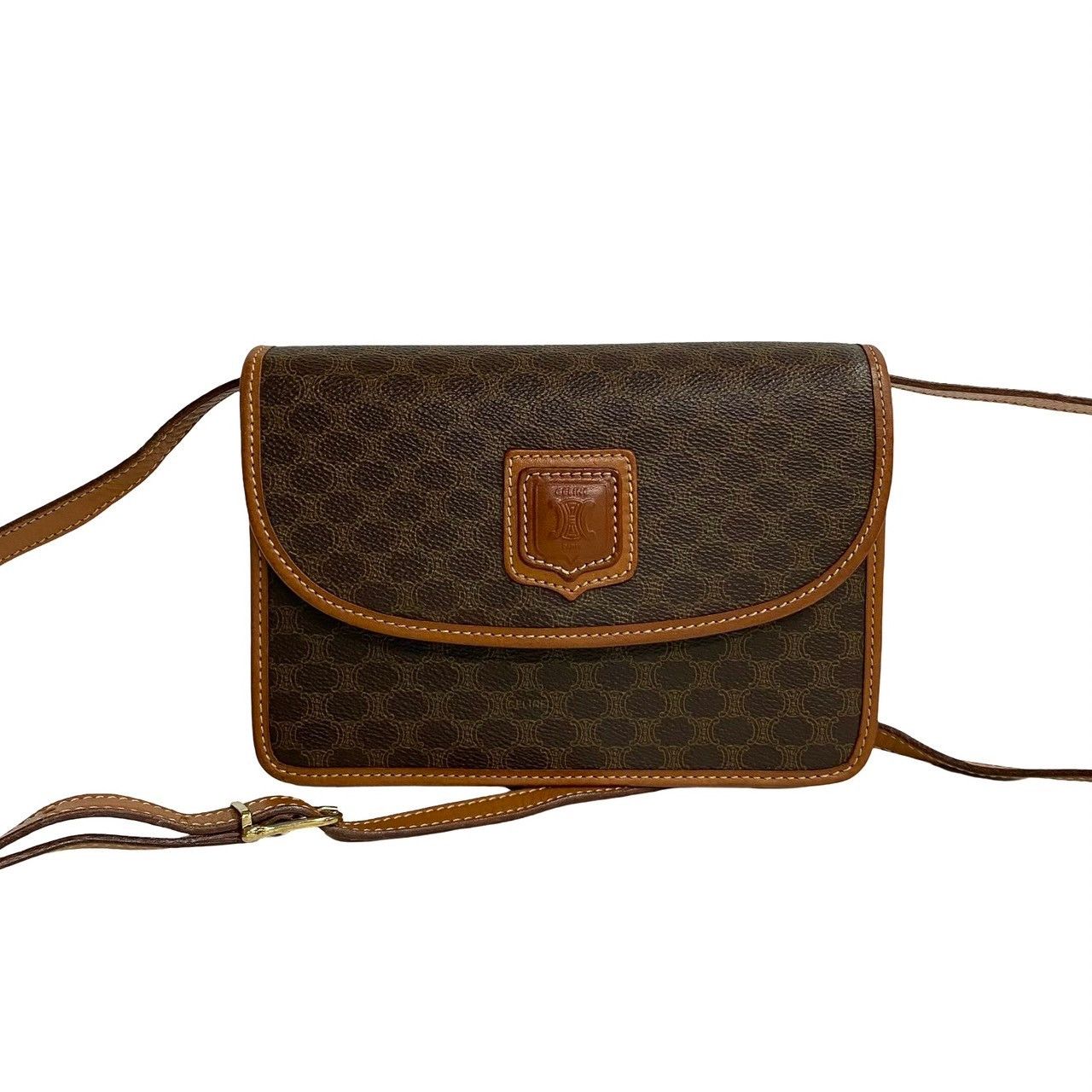 Celine Celine Macadam Crossbody Bag Canvas Crossbody Bag in Very Good Condition Size ONE SIZE - 1 Thumbnail