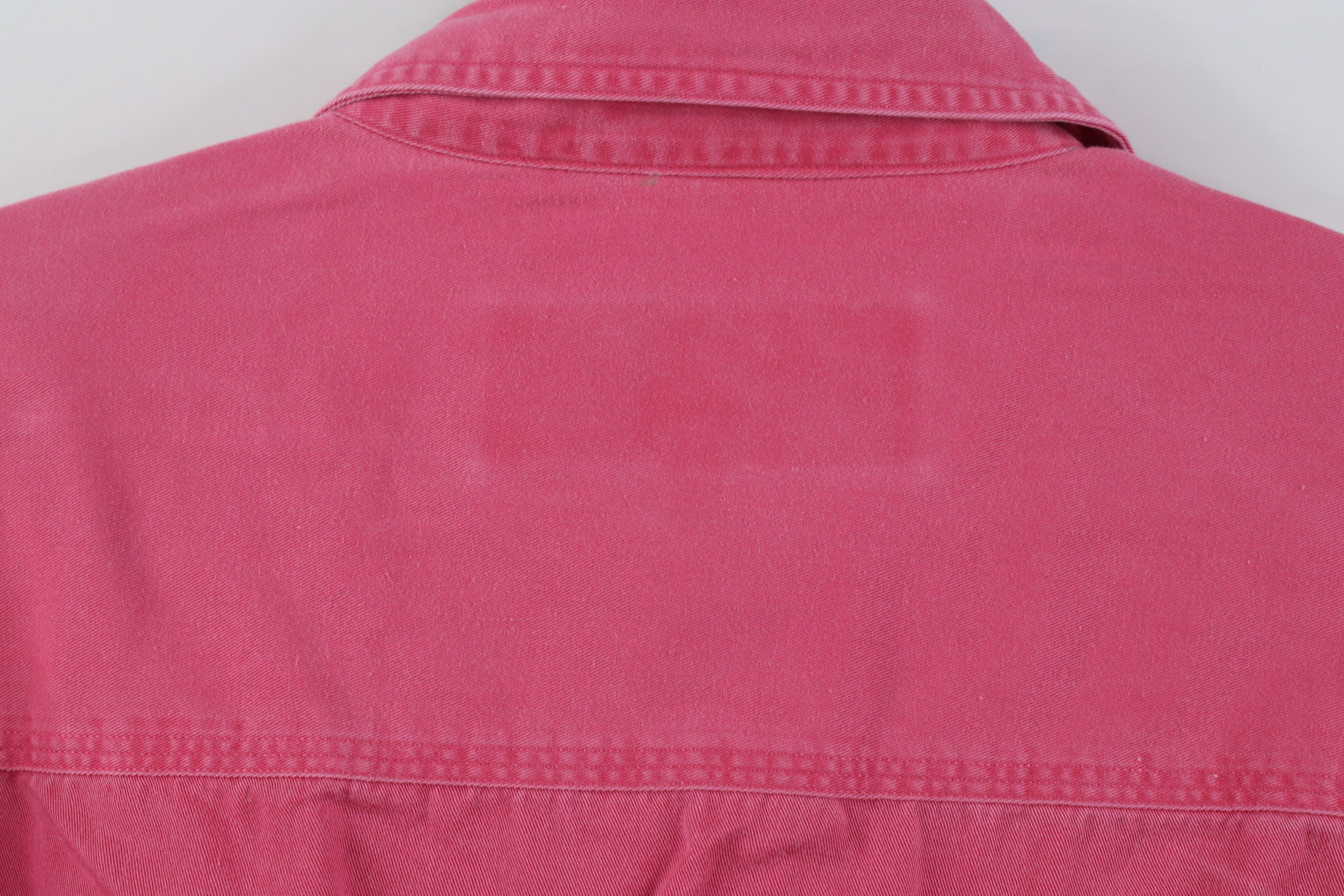 Vintage Vintage 90s Streetwear Stonewash Baggy Collared Button Shirt Size US L / EU 52-54 / 3 - 11 Thumbnail