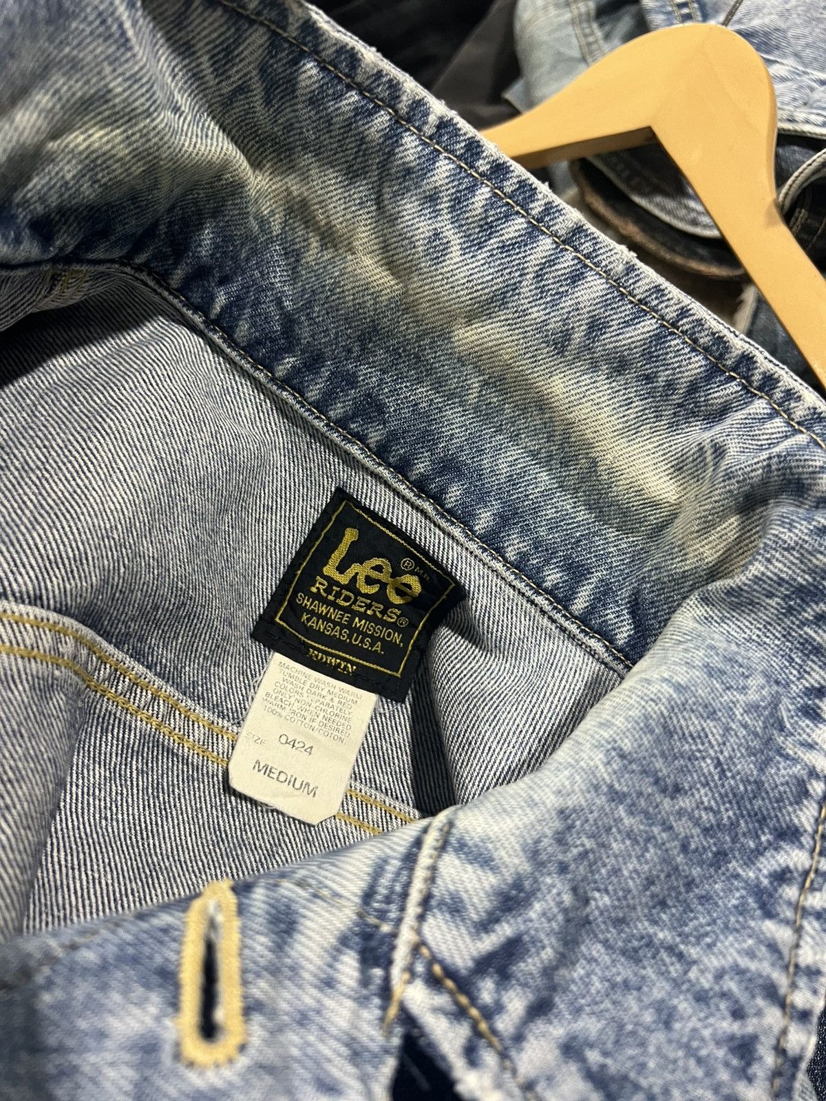Lee 🔥Vintage Lee Riders x Edwin Denim Trucker Size US S / EU 44-46 / 1 - 19 Thumbnail