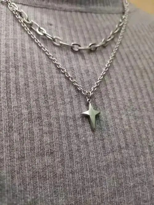 Other Cross Titanium steel Necklace Chain Size ONE SIZE - 4 Thumbnail