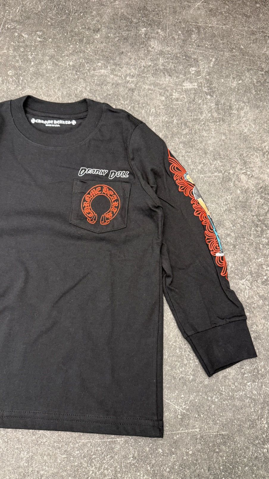 Chrome Hearts × Deadly Doll Chrome Hearts KIDS Deadly Doll Long Sleeve Black Size US XXS / EU 40 - 3 Thumbnail