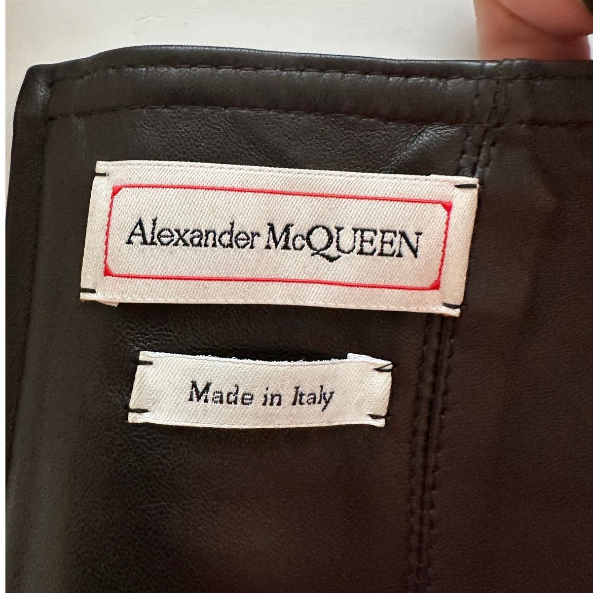 Alexander McQueen Alexander McQueen Corset Top Black Women's US 14 Leather Size XL / US 12-14 / IT 48-50 - 7 Thumbnail