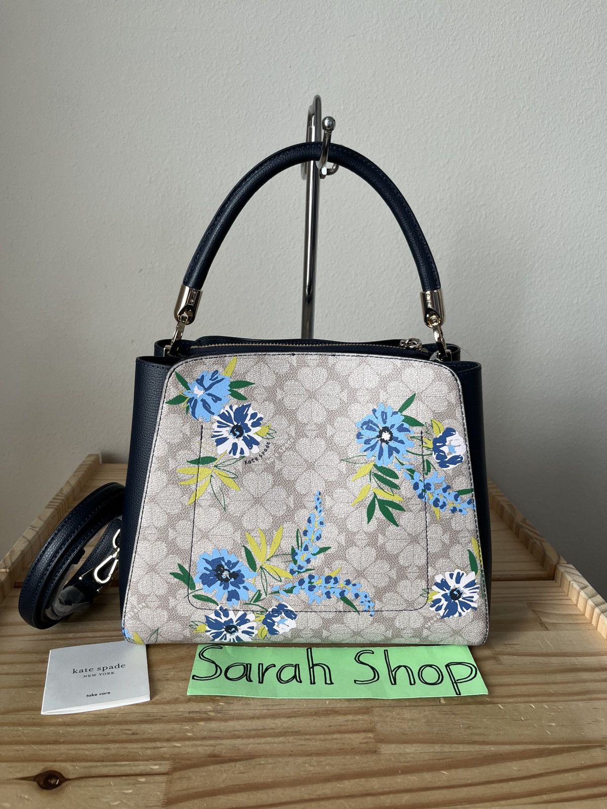 Kate Spade Kate Spade Spade Flower Floral Medium Top Handle Satchel Size ONE SIZE - 3 Thumbnail