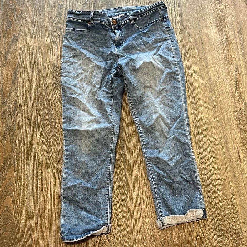 Juicy Couture Juicy Couture Cuffed Capri Jeans Mid Rise Slim Fit Size 10 Size 32" / US 10 / IT 46 - 1 Thumbnail