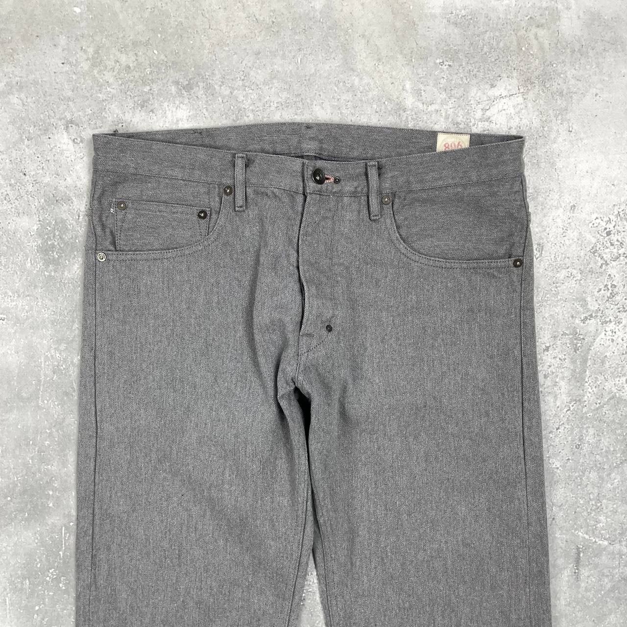 Other IMJIT 35020 Selvage Denim Jeans Gray Size W33 L36 Size US 35 - 4 Thumbnail