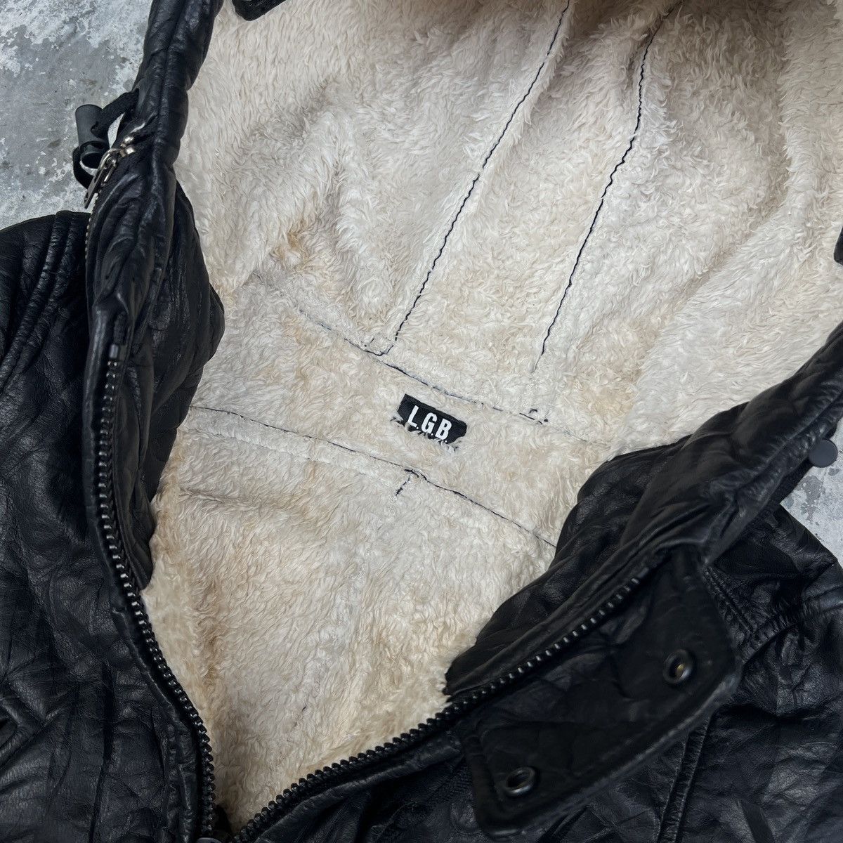 If Six Was Nine L.G.B Leather Riders Jacket reversable Size XXS / US 00 / IT 34 - 6 Thumbnail