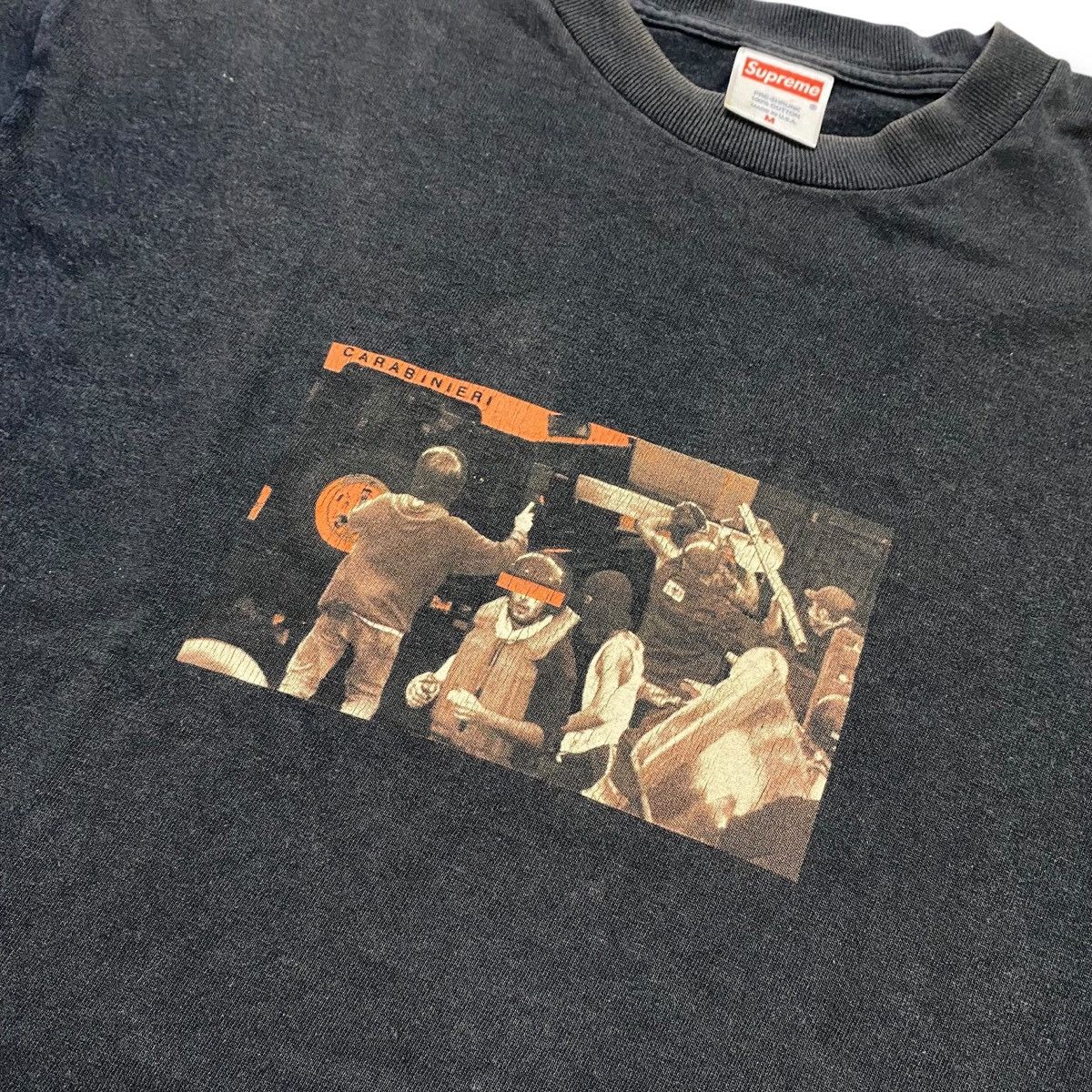 Supreme Vintage Faded Supreme Carabinieri T-shirt Size US M / EU 48-50 / 2 - 3 Thumbnail
