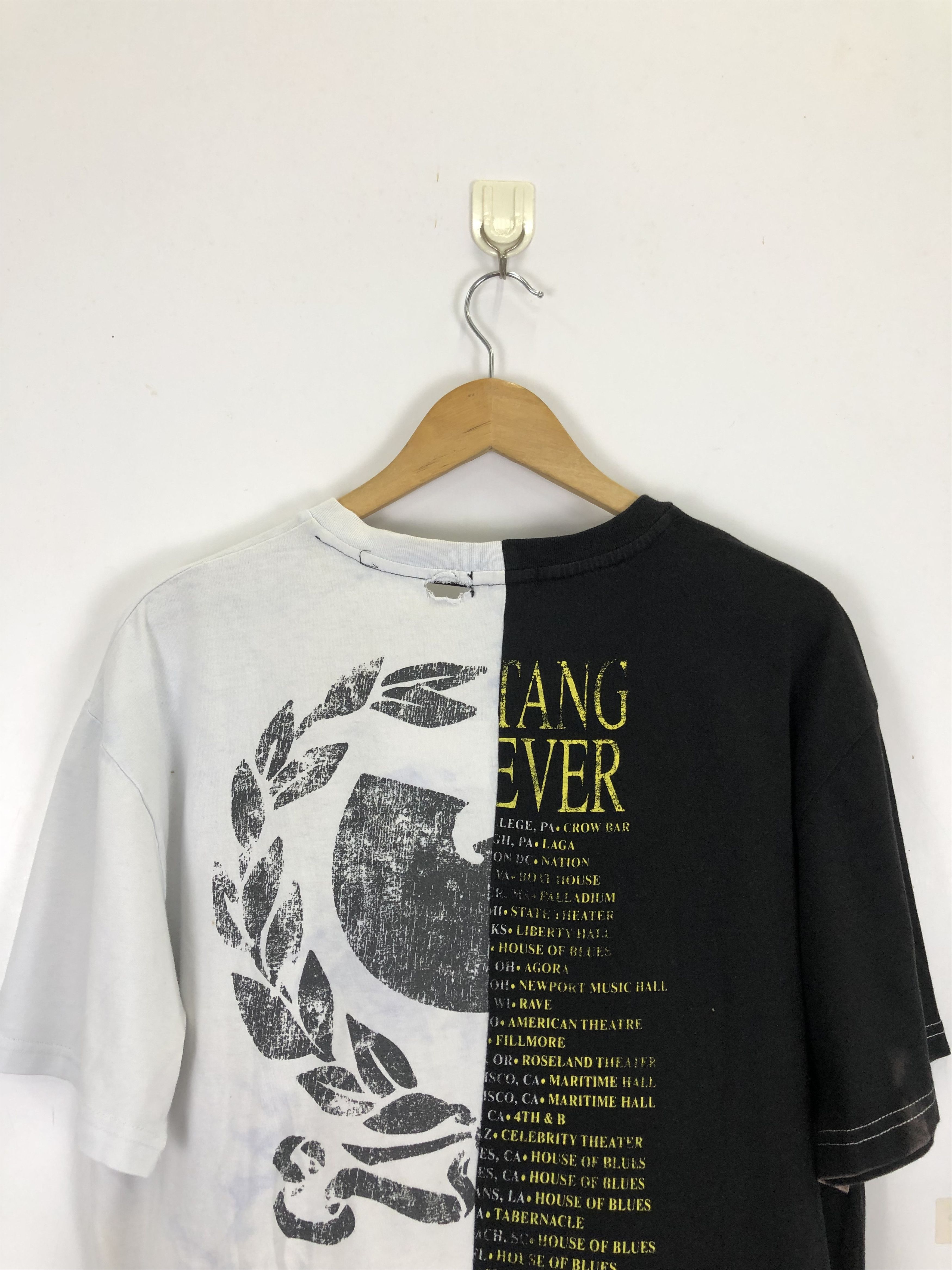 Band Tees × Vintage × Wu-Tang Clan Vintage Wu-Tang Distressed Band Tee TA0375 Size US L / EU 52-54 / 3 - 4 Thumbnail