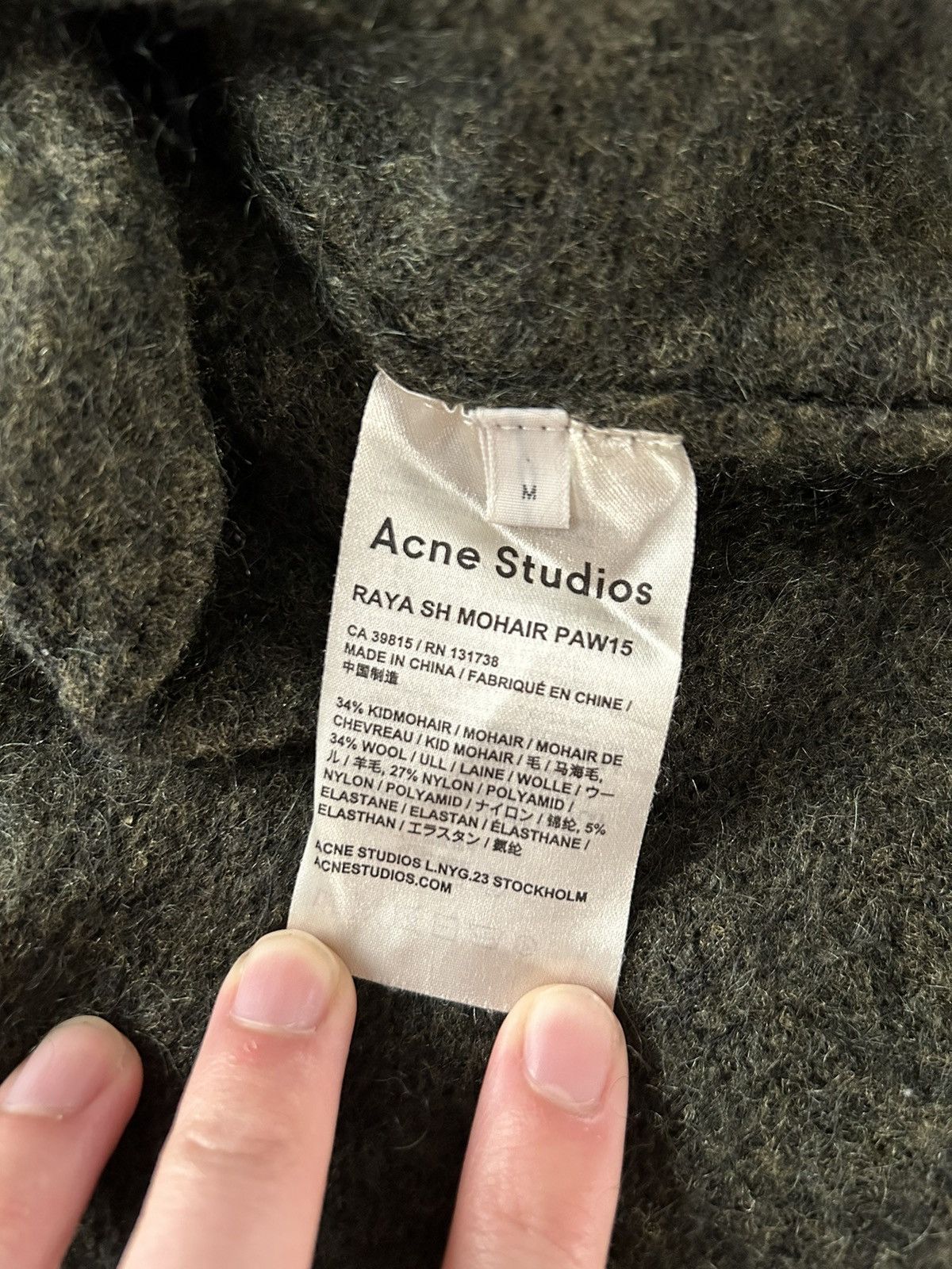 Acne Studios Acne Studios Moss Raya Mohair Cardigan Size M / US 6-8 / IT 42-44 - 4 Thumbnail
