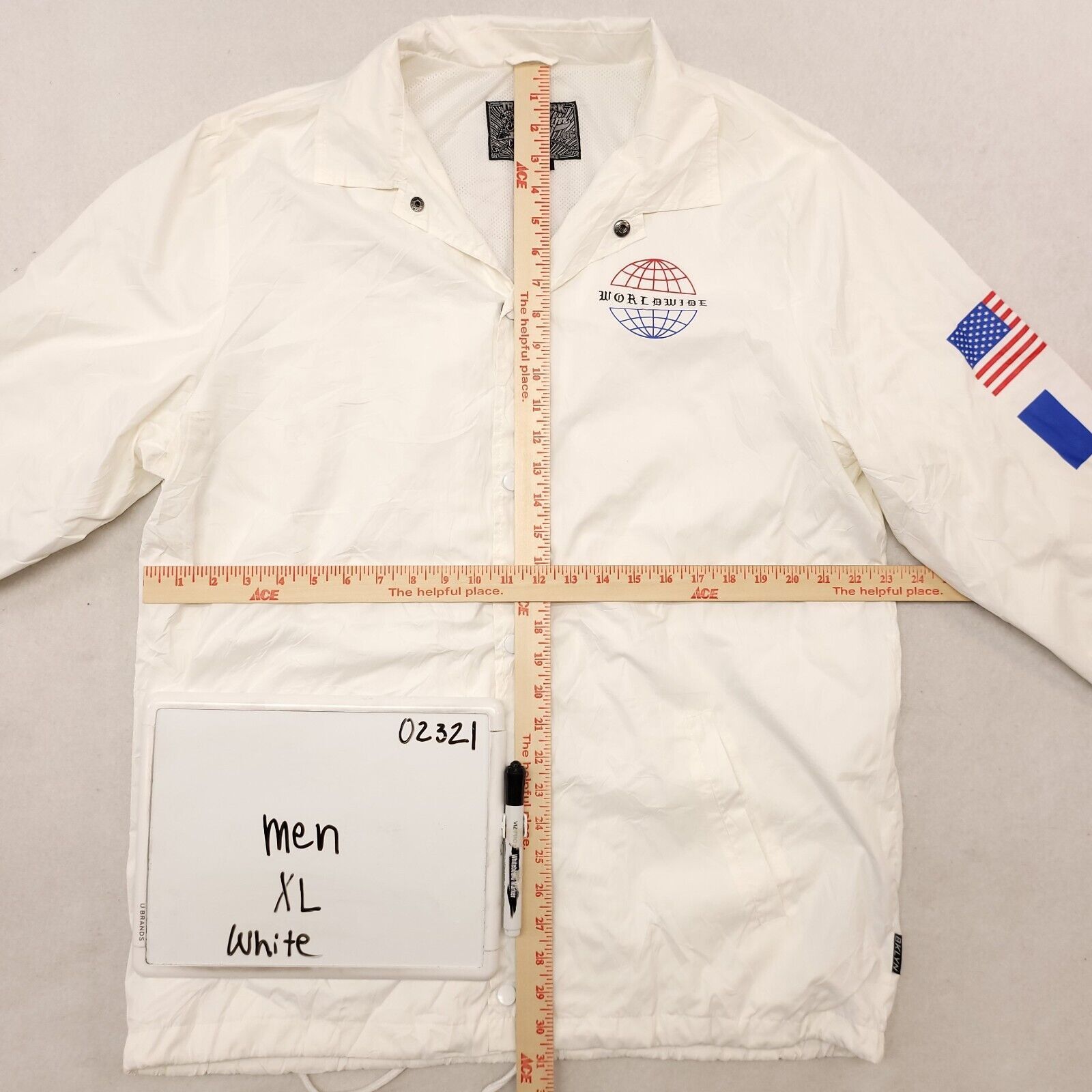 Brooklyn Cloth Brooklyn Cloth Co Long Sleeve Shirt Adult Mens Size XL White Size US XL / EU 56 / 4 - 6 Thumbnail