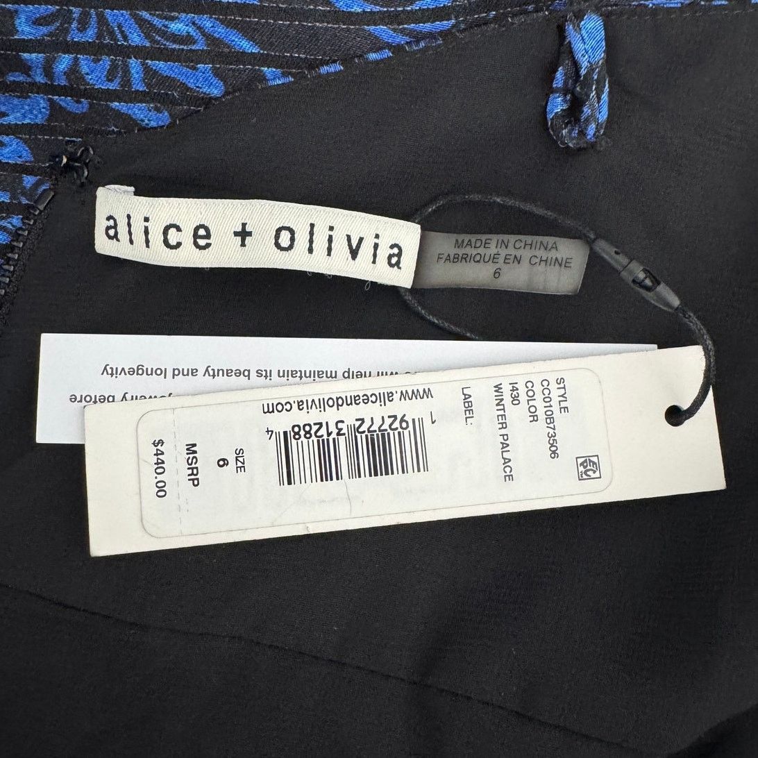 Alice + Olivia Alice + Olivia Christina Dress Size 6 dramatic blue black Size M / US 6-8 / IT 42-44 - 9 Thumbnail