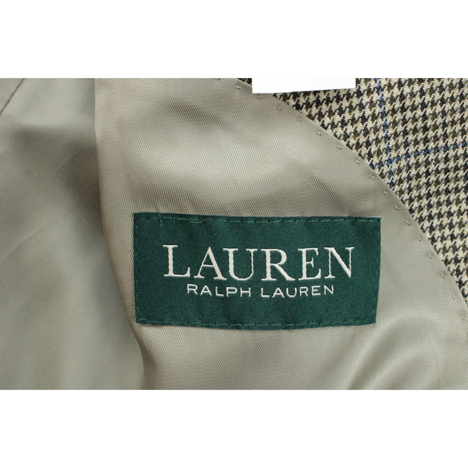 Lauren Ralph Lauren Lauren Ralph Lauren Blazer Mens 46R Houndstooth 2 Buttons Size 46R - 5 Thumbnail