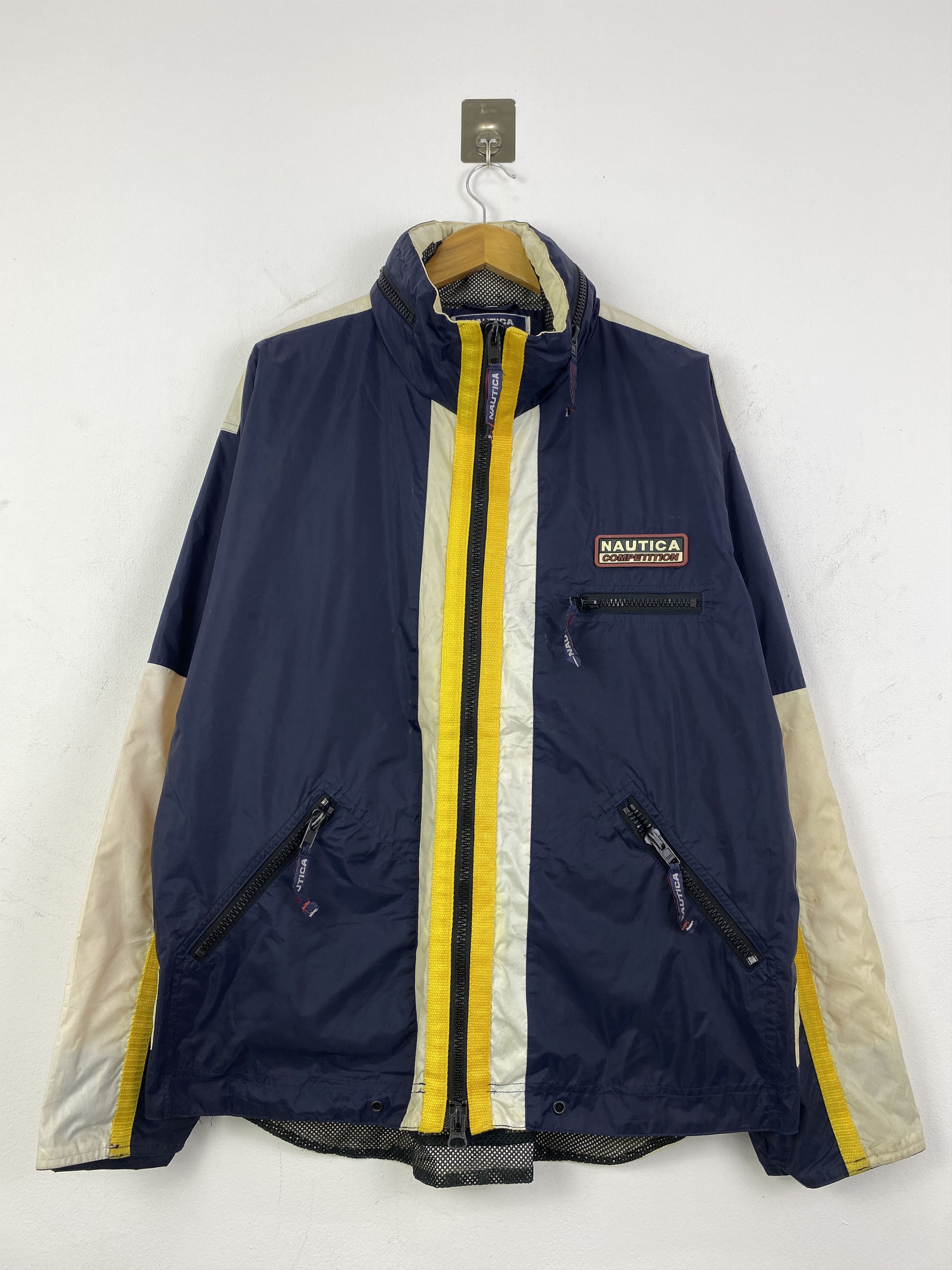 Nautica Vintage Nautica Zipper Pocket Light Jacket J0105 Size US M / EU 48-50 / 2 - 1 Thumbnail
