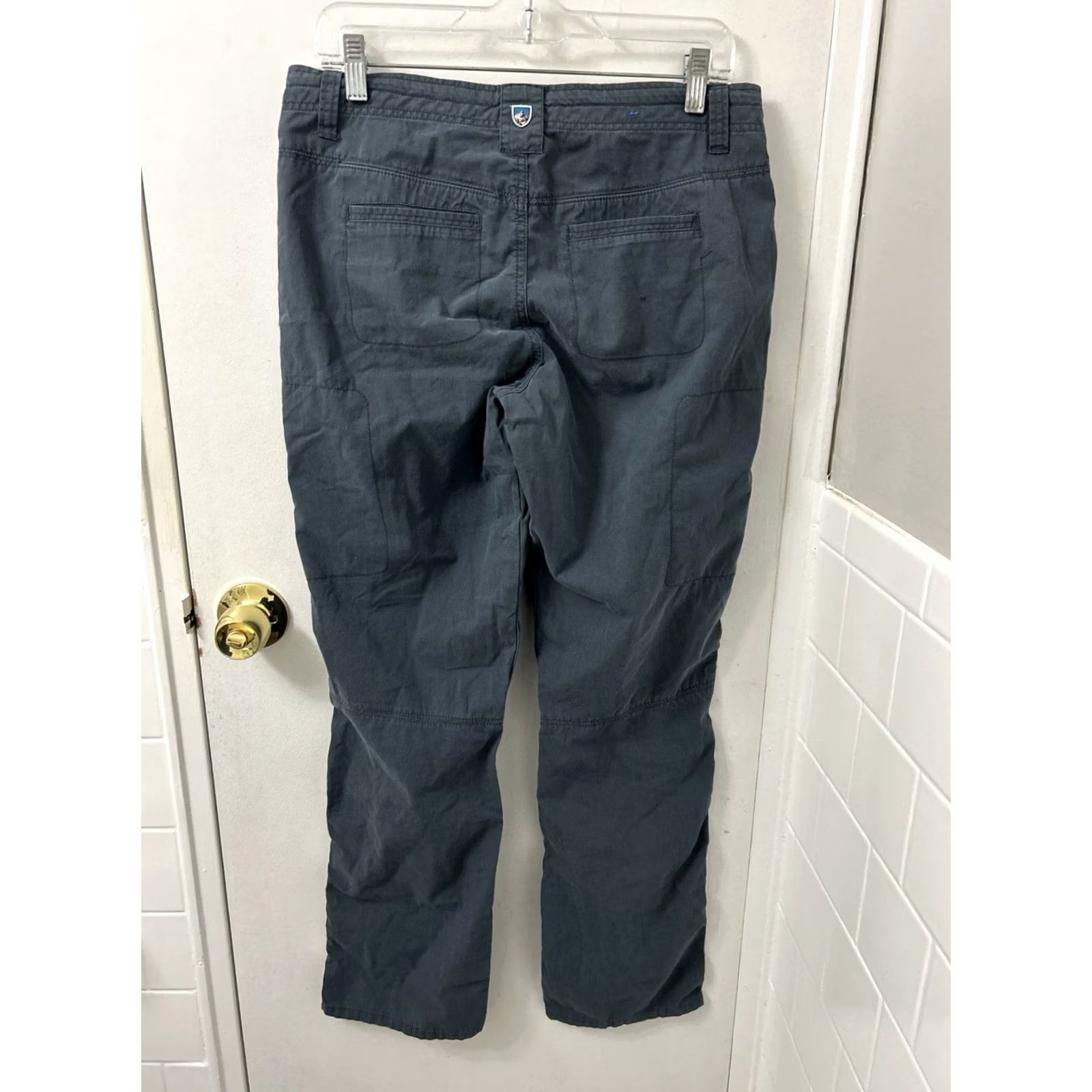 Vintage Kuhl Legendary Pants Womens Size 8 Blue Cargo Hiking Outdoor Trousers Straight Leg Casual Travel Size 30" / US 8 / IT 44 - 6 Thumbnail