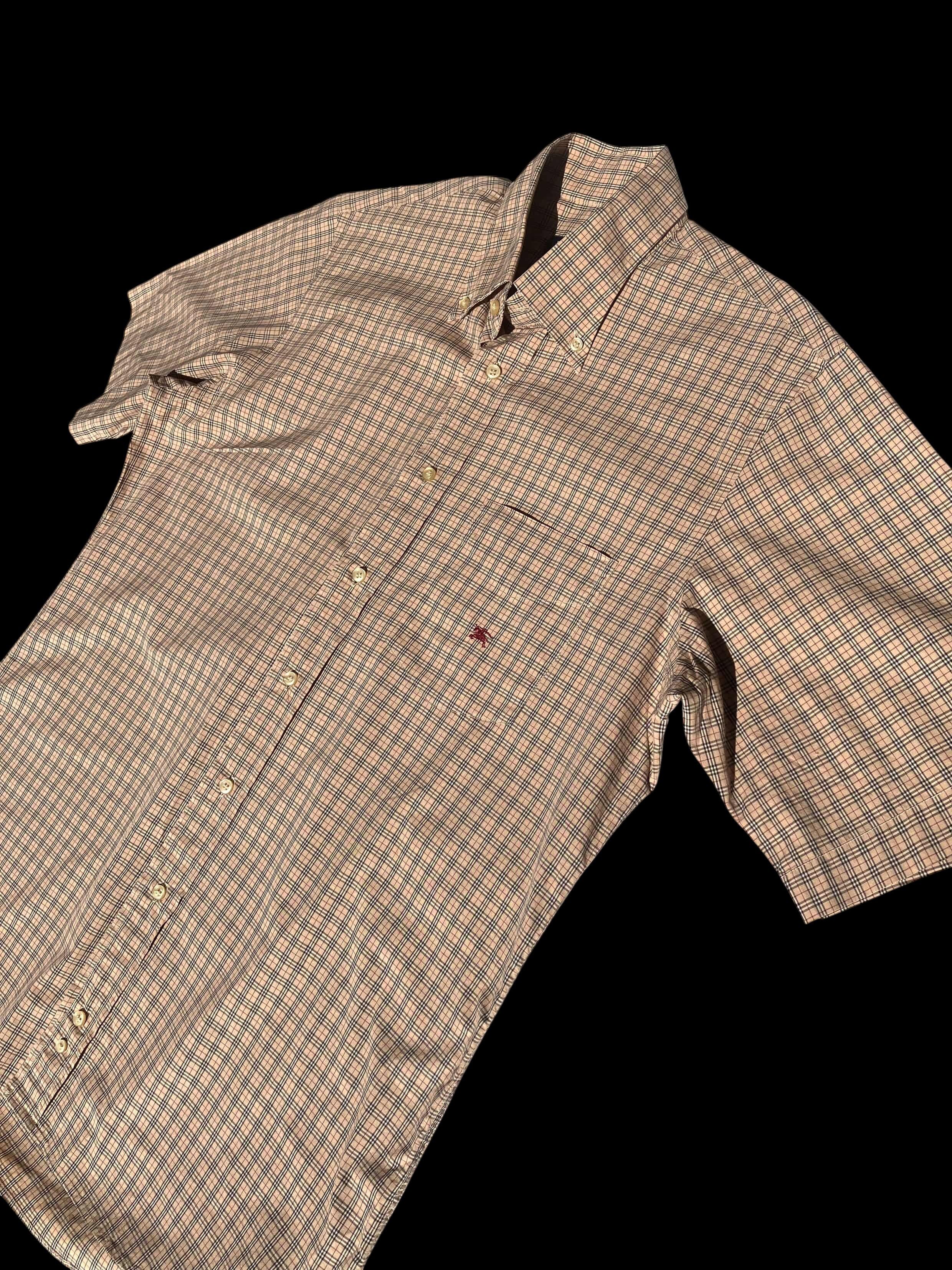 Burberry Burberry London Men's Nova Check Plaid Button Shirt Size 3 L Size US L / EU 52-54 / 3 - 4 Thumbnail
