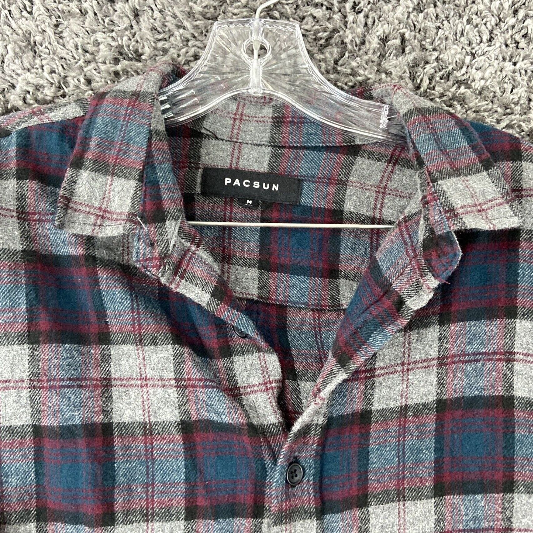 Pacsun PacSun Plaid Flannel Shirt Mens Medium Multicolor Long Sleeve Button Up Mens Size US M / EU 48-50 / 2 - 5 Thumbnail