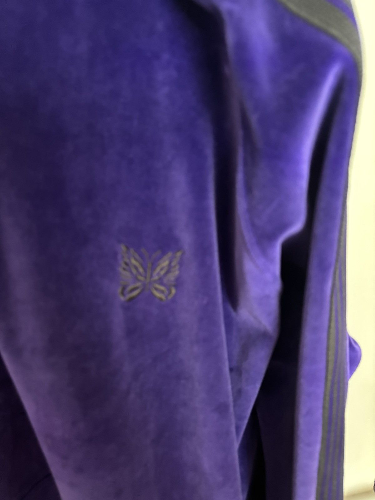 Needles Needles Velour Hoodie Size US XL / EU 56 / 4 - 2 Thumbnail