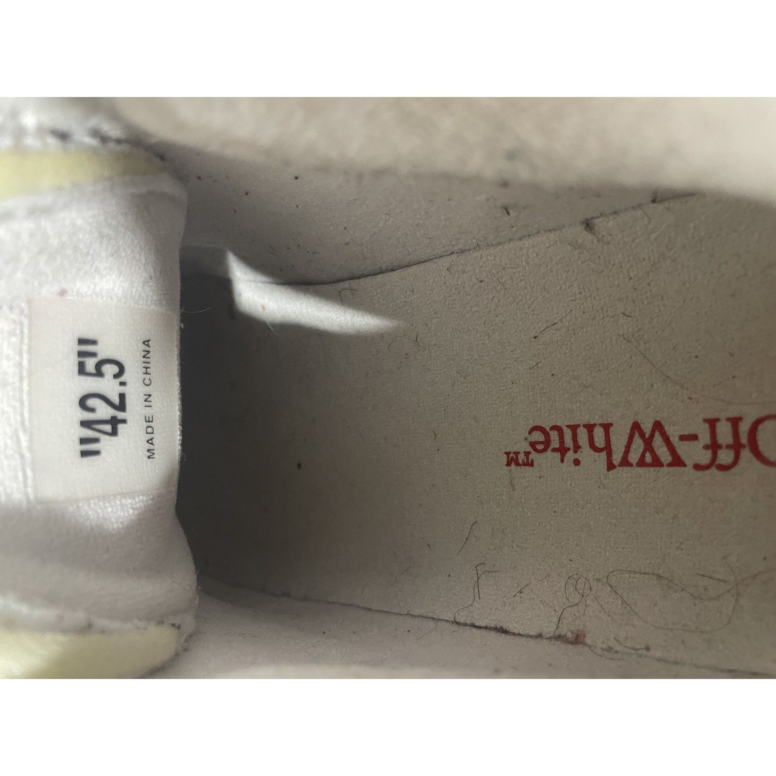 Off-White OFF-WHITE OUT OF OFFICE WHITE/RED SNEAKER SIZE 9.5 PREOWNED Size US 9 / EU 42 - 5 Thumbnail