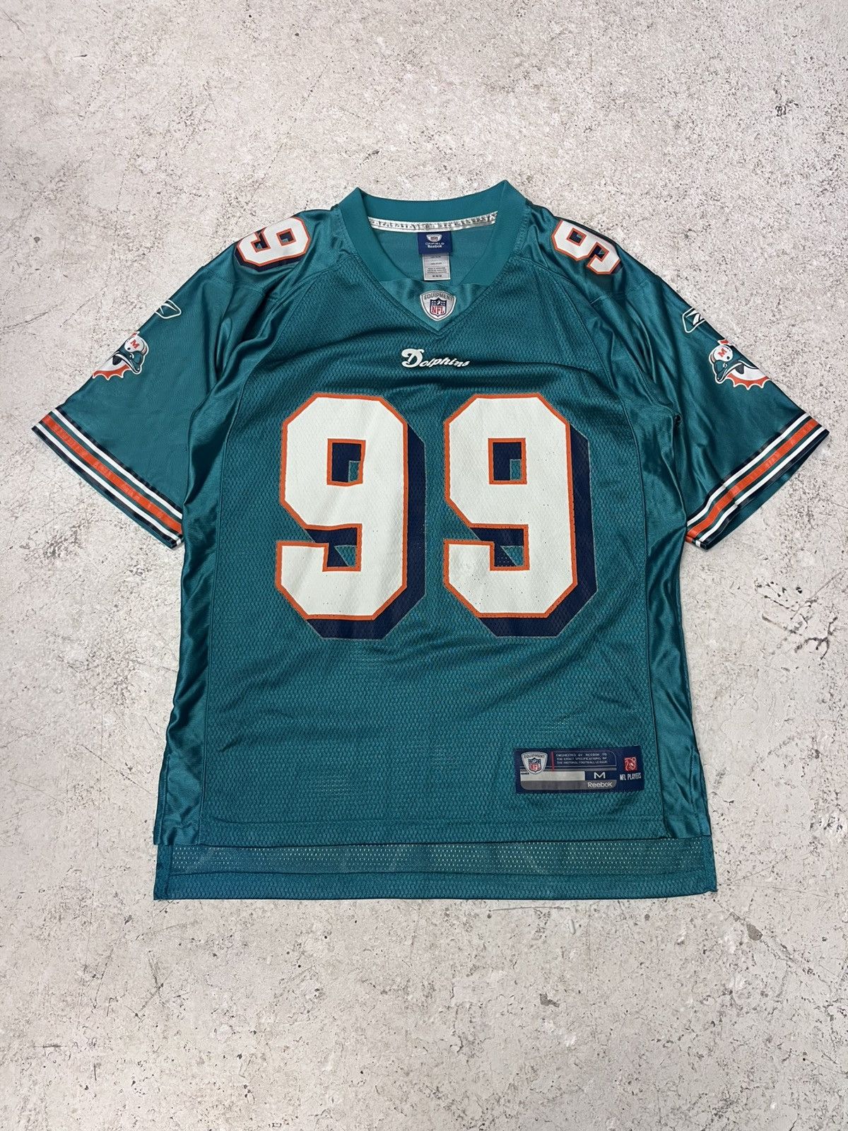 Reebok Teal blue miami dolphins jersey Size US M / EU 48-50 / 2 - 2 Thumbnail