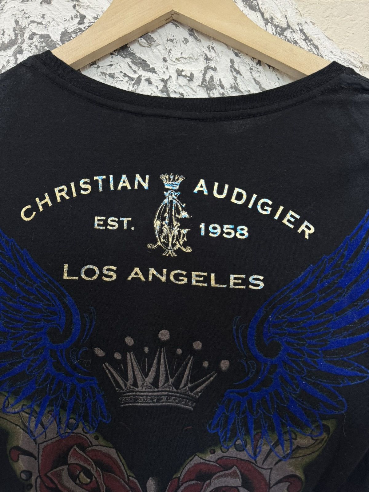 Christian Audigier Christian Audigier T-Shirt Black Size L Size L / US 10 / IT 46 - 14 Thumbnail