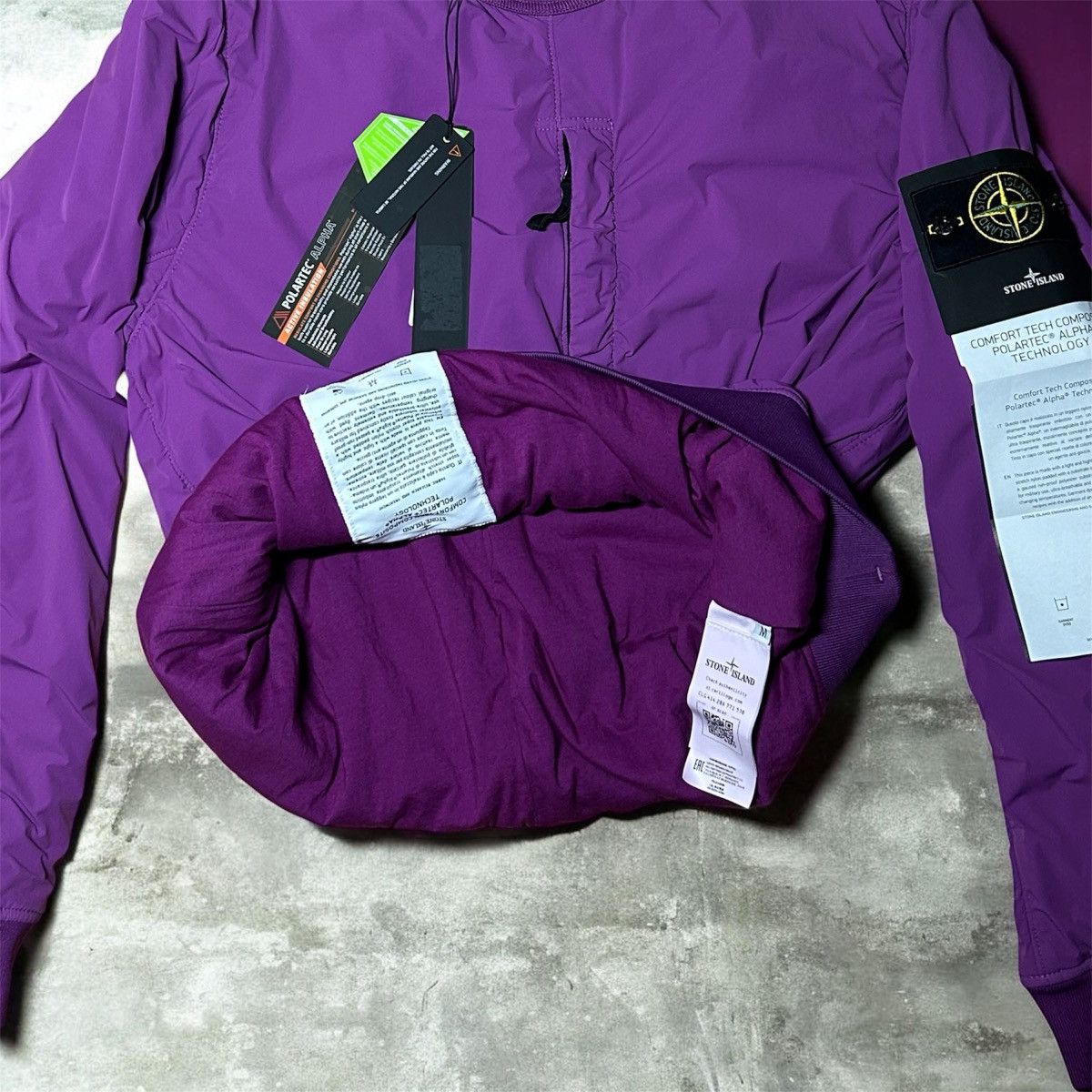 Stone Island STONE ISLAND COMFORT TECH COMPOSITE POLARTEC ALPHA JACKET Size US M / EU 48-50 / 2 - 4 Thumbnail