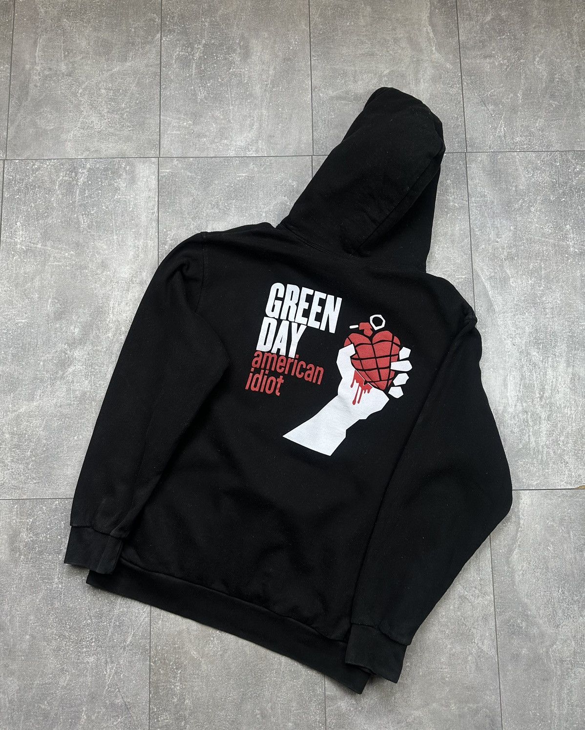 Band Tees Vintage Hoodie Green Day American Idiot Size US L / EU 52-54 / 3 - 8 Thumbnail