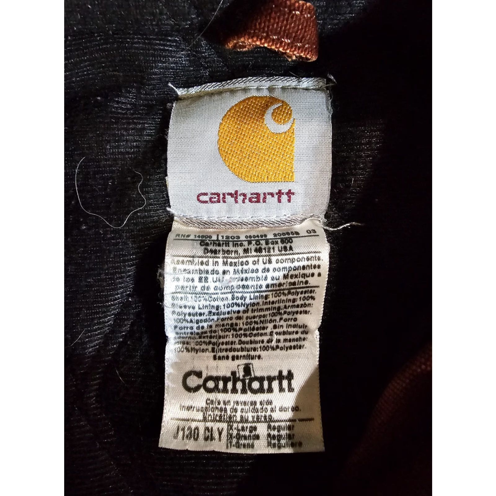 Carhartt VINTAGE Carhartt J130 Workwear Hooded Jacket Mens XL Red Clay 90s Rare Canvas Bomber Zip Hooded Size US XL / EU 56 / 4 - 6 Thumbnail