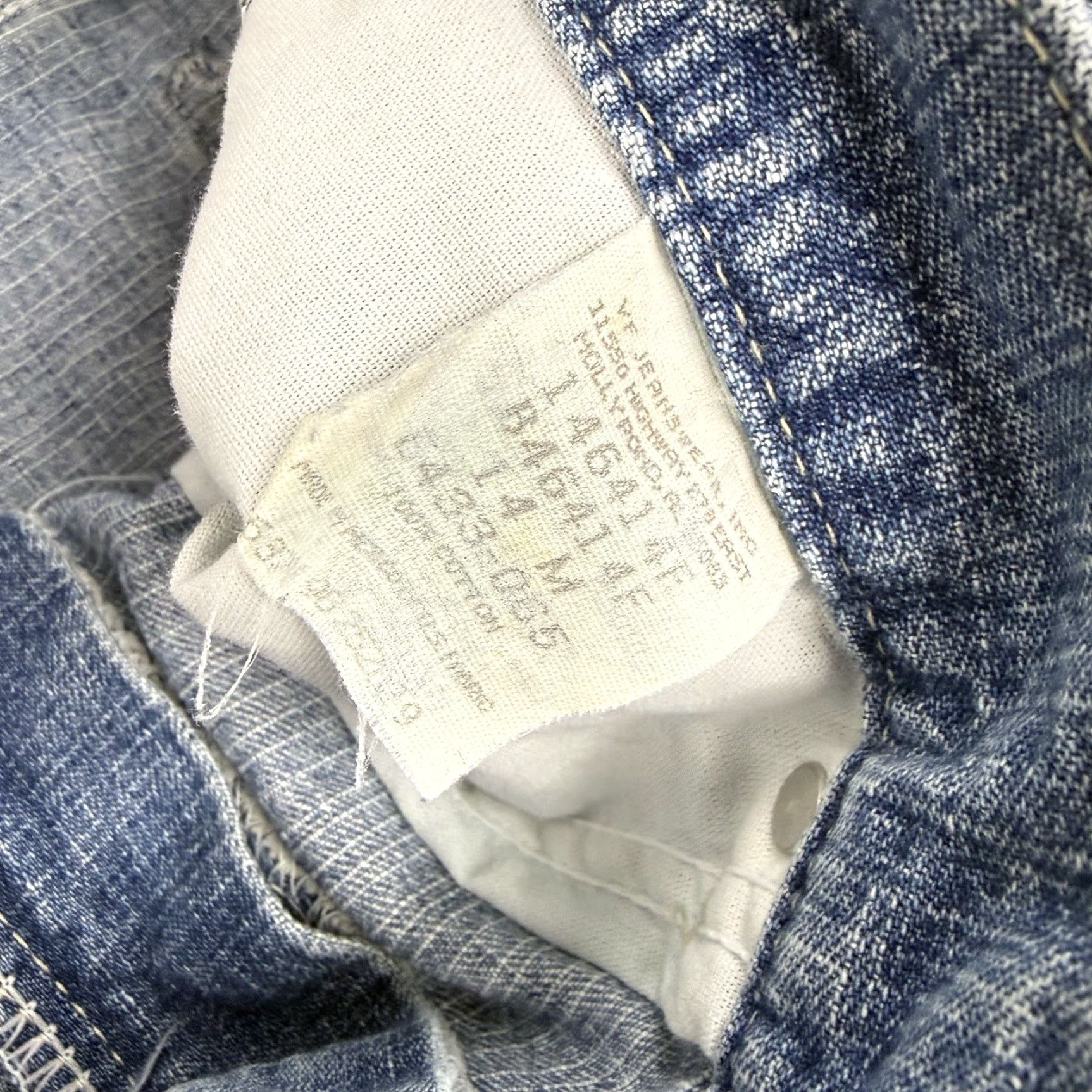 Lee VINTAGE Lee Riders Shorts Womens 14M Blue High Rise Denim Jean Rear Buckle Clinch Short Women's 14M Blue Mom Rise Denim Lee Size 36" / US 14 / IT 50 - 2 Thumbnail