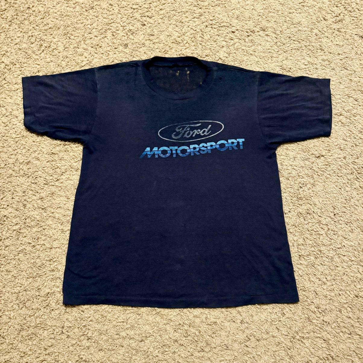 Other VINTAGE 80s FORD MOTORSPORTS TEE! Size US L / EU 52-54 / 3 - 2 Thumbnail