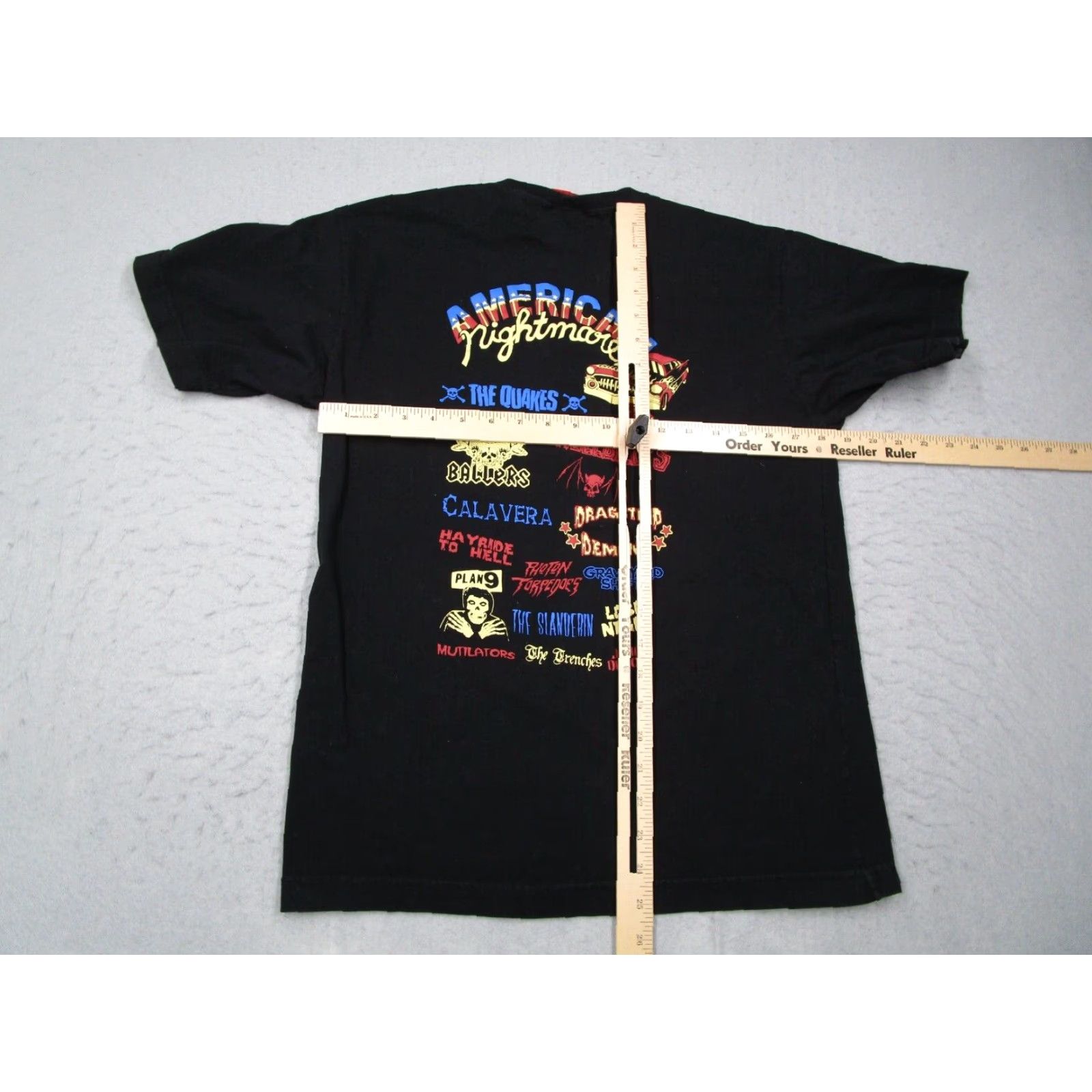 Vintage VINTAGE Funeral Shirt Mens M Black Double-Sided AMERICAN NIGHTMARE 2003 Band Tee, 100% Cotton, Short Sleeve, Crew Neck Size US M / EU 48-50 / 2 - 5 Thumbnail
