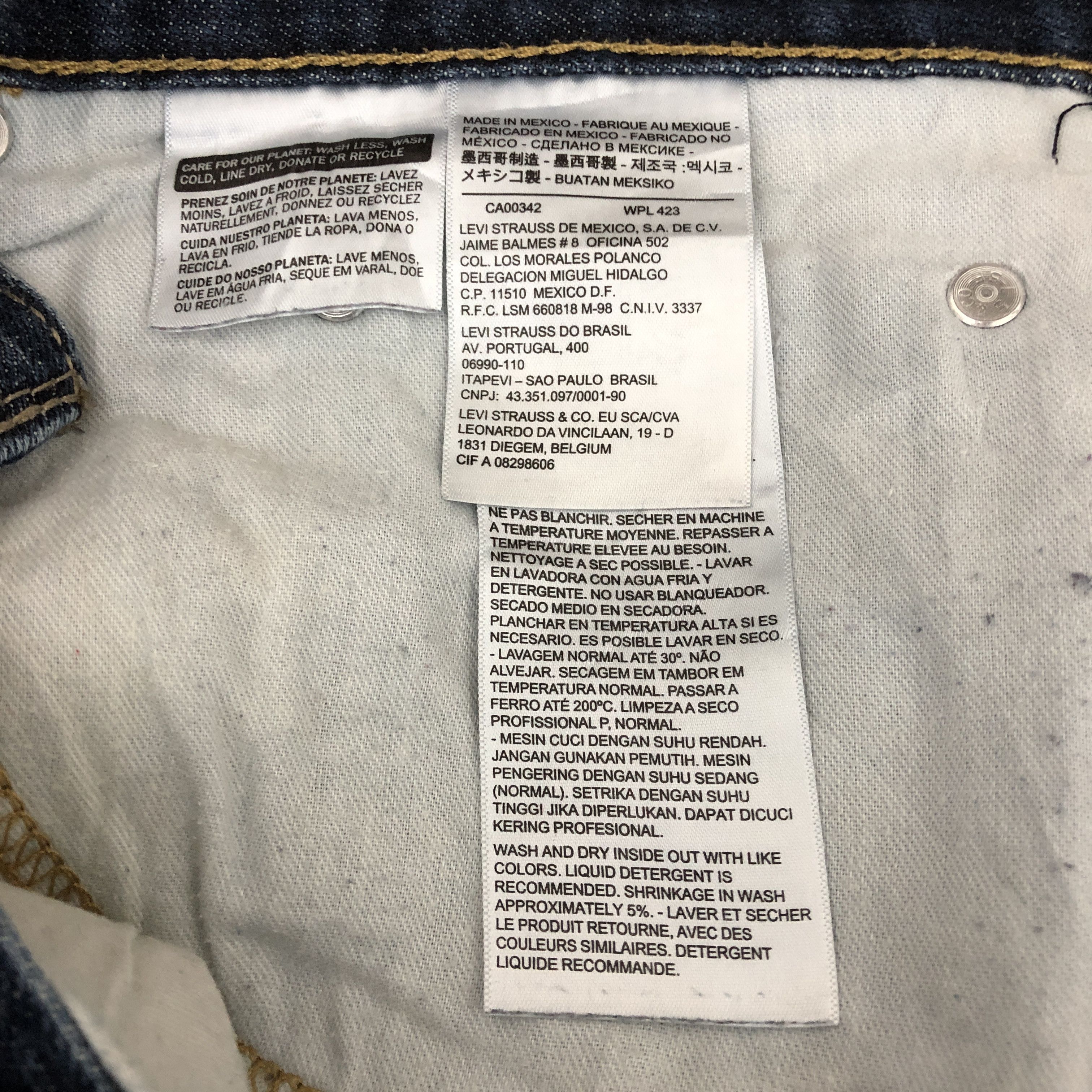 Levi's Vintage Baggy Levis 559 Jeans Levi's Blue Wash Denim Pant Size US 38 / EU 54 - 14 Thumbnail