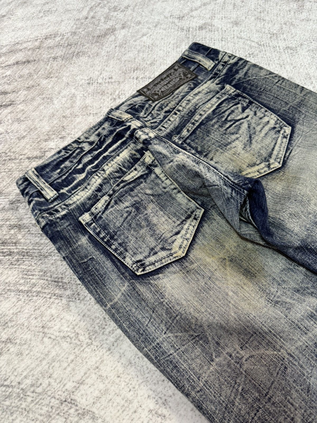 Hysteric Glamour × Japanese Brand The Vintage Standard Acid Wash Destroy Jeans Size US 29 - 14 Thumbnail