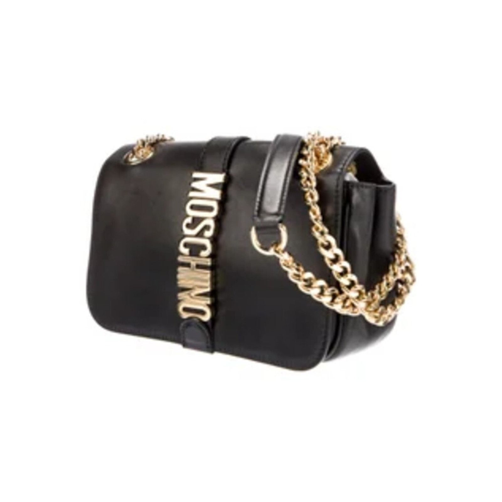 Moschino AW22 MOSCHINO Couture Jeremy Scott Logo Leather Shoulder Bag Size ONE SIZE - 7 Thumbnail