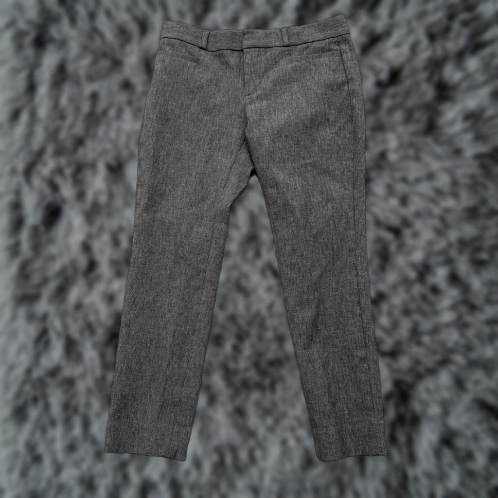 Banana Republic Banana Republic Sloan Pants Women Size 2 Regular Gray Cotton Spandex Straight Front Office Chic, Minimalist, Dress Pants, City, Preppy Size 26" / US 2 / IT 38 - 1 Thumbnail