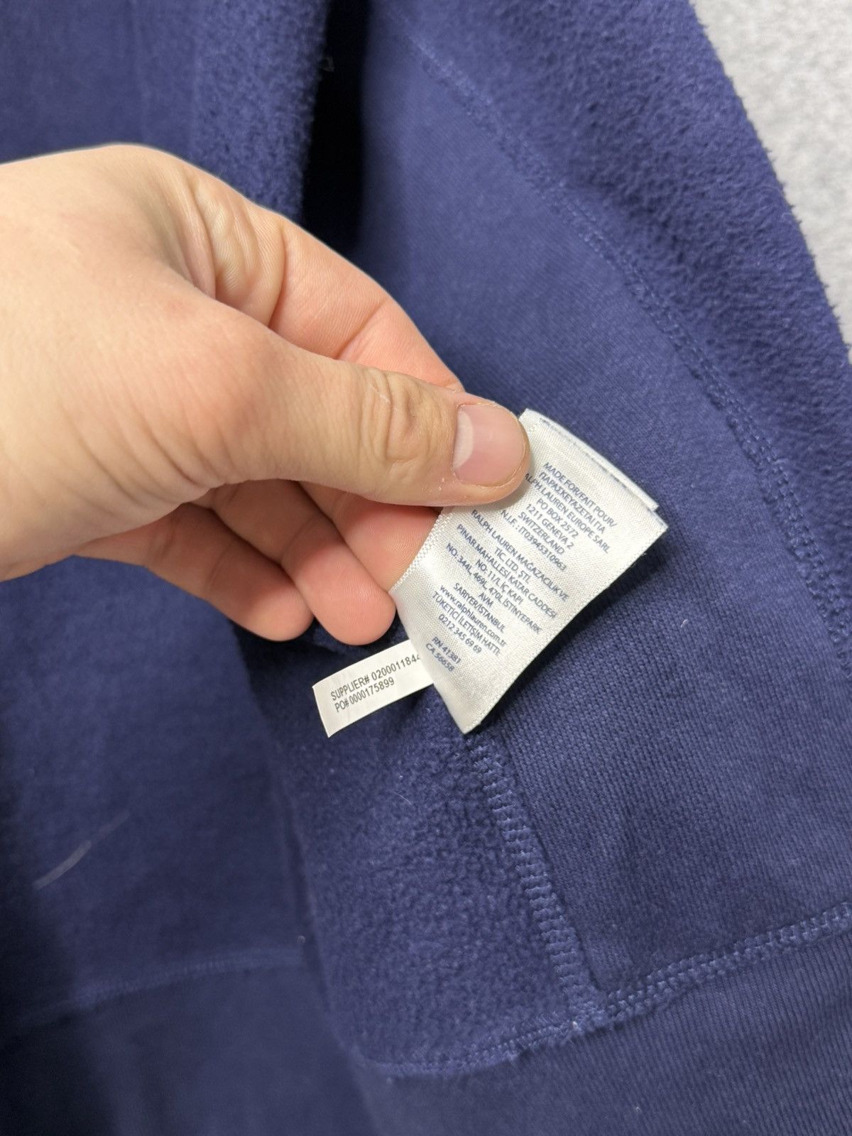 Polo Ralph Lauren Polo Ralph Lauren Navy Blue y2k full zip hoodie size XXL Size US XXL / EU 58 / 5 - 12 Thumbnail