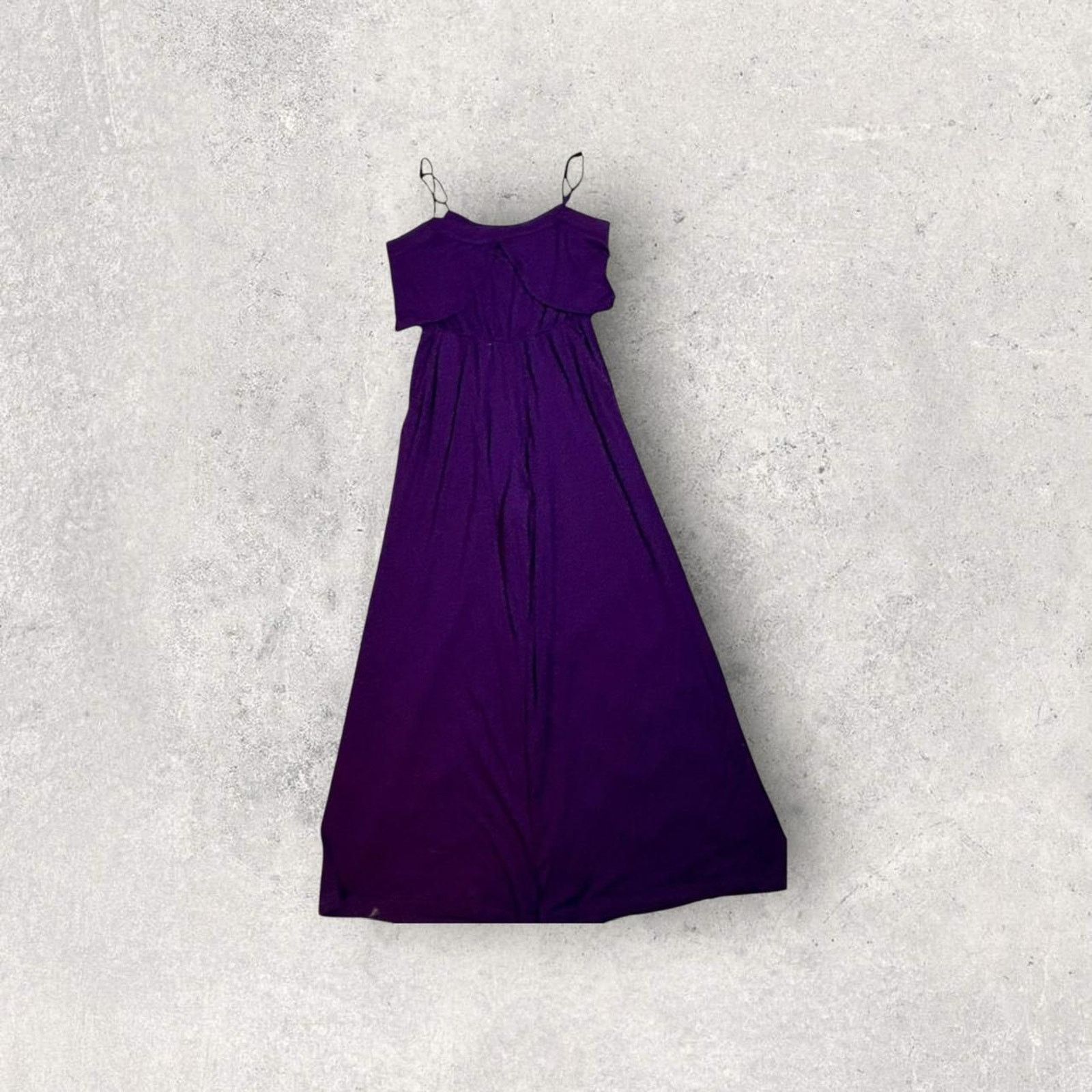 Anthropologie Anthropologie purple jumpsuit with adjustable straps Size 26" / US 2 / IT 38 - 2 Thumbnail