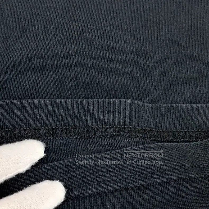 Louis Vuitton Louis Vuitton 24 Black Instructions Cotton Crew Neck Short Size US XL / EU 56 / 4 - 9 Thumbnail