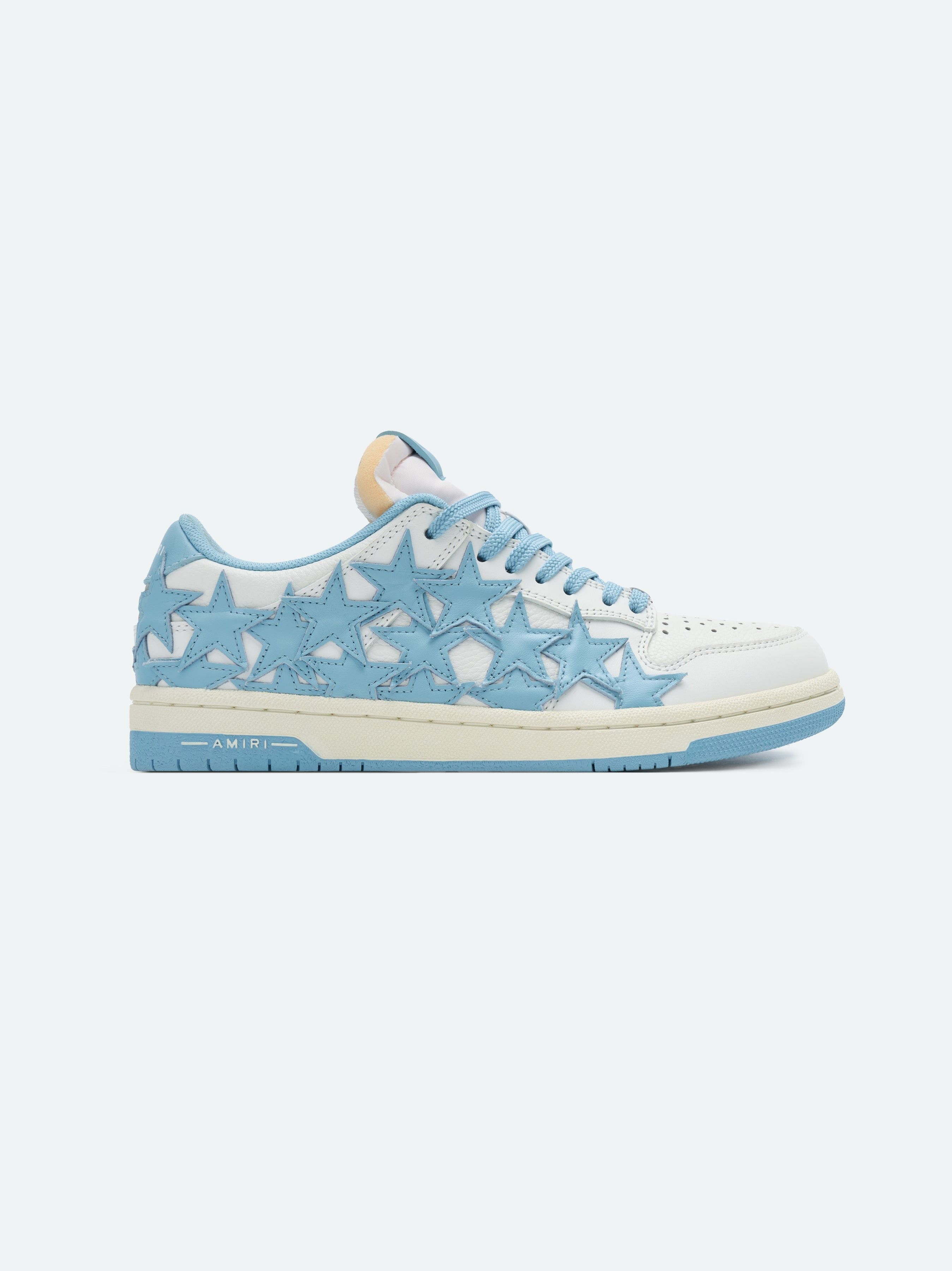 Amiri oc11z0225 Stars Low-Top Sneakers in White/Blue Size US 7 / IT 37 - 1 Thumbnail